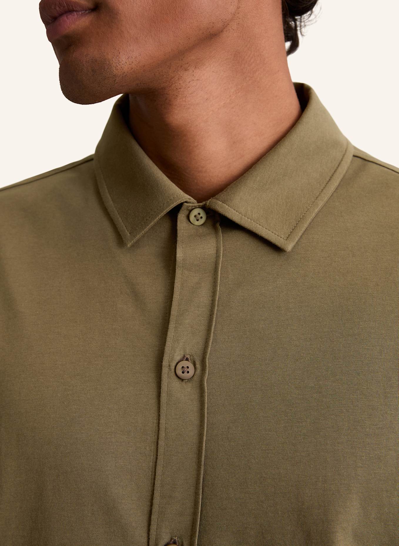 Marc O'Polo DENIM Jerseyhemd: DUNKELBRAUN