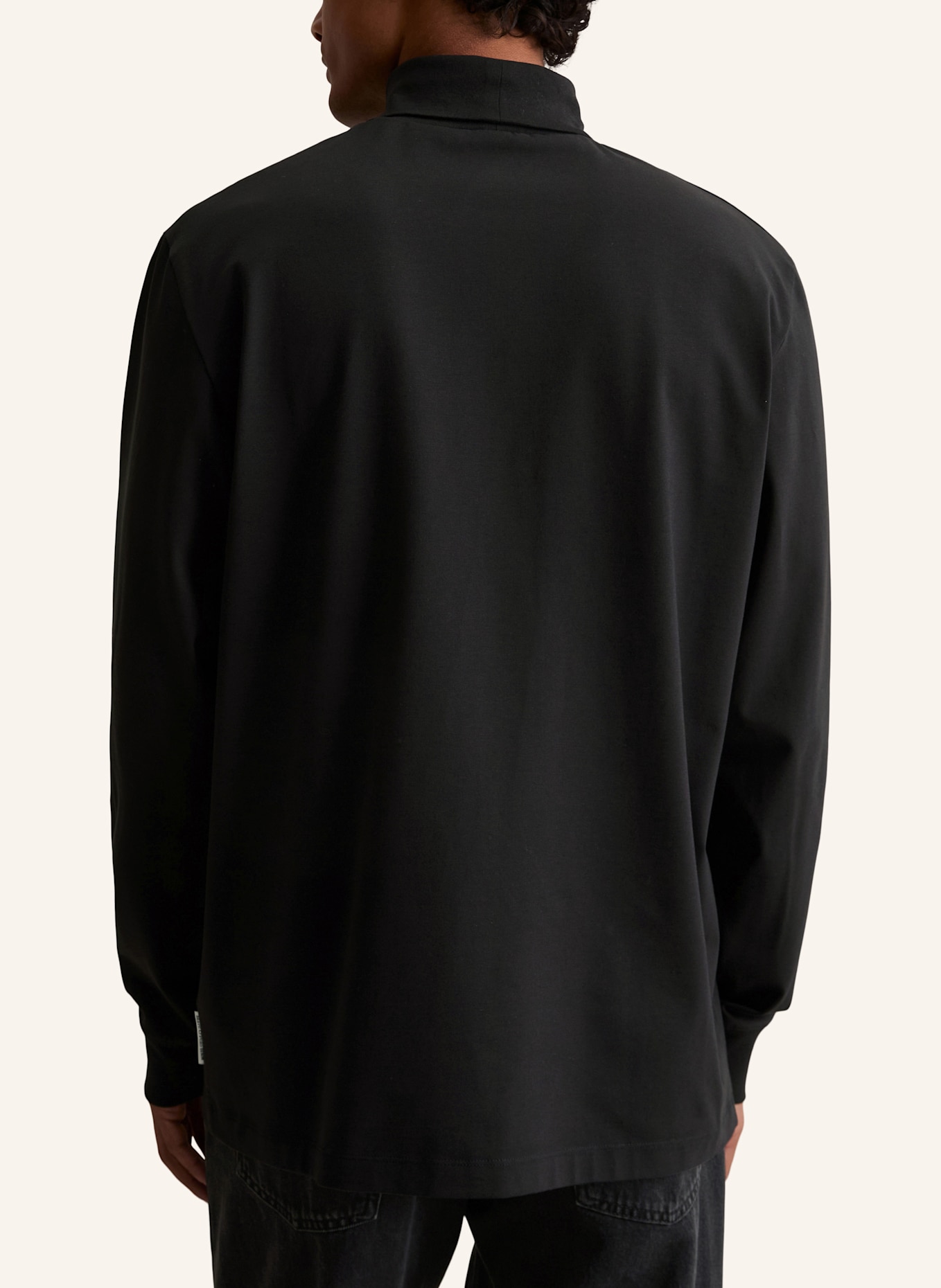 Marc O'Polo DENIM Langarm-Shirt: SCHWARZ