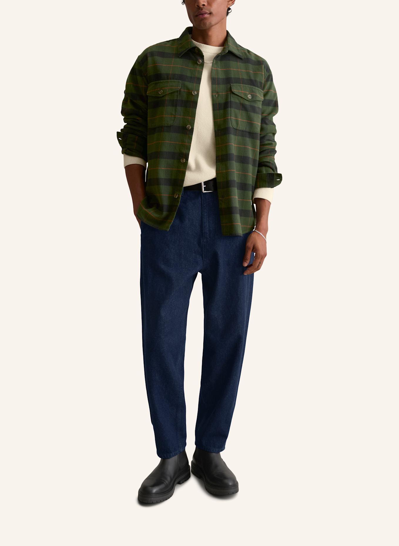 Marc O'Polo DENIM Hemd: DUNKELGRÜN