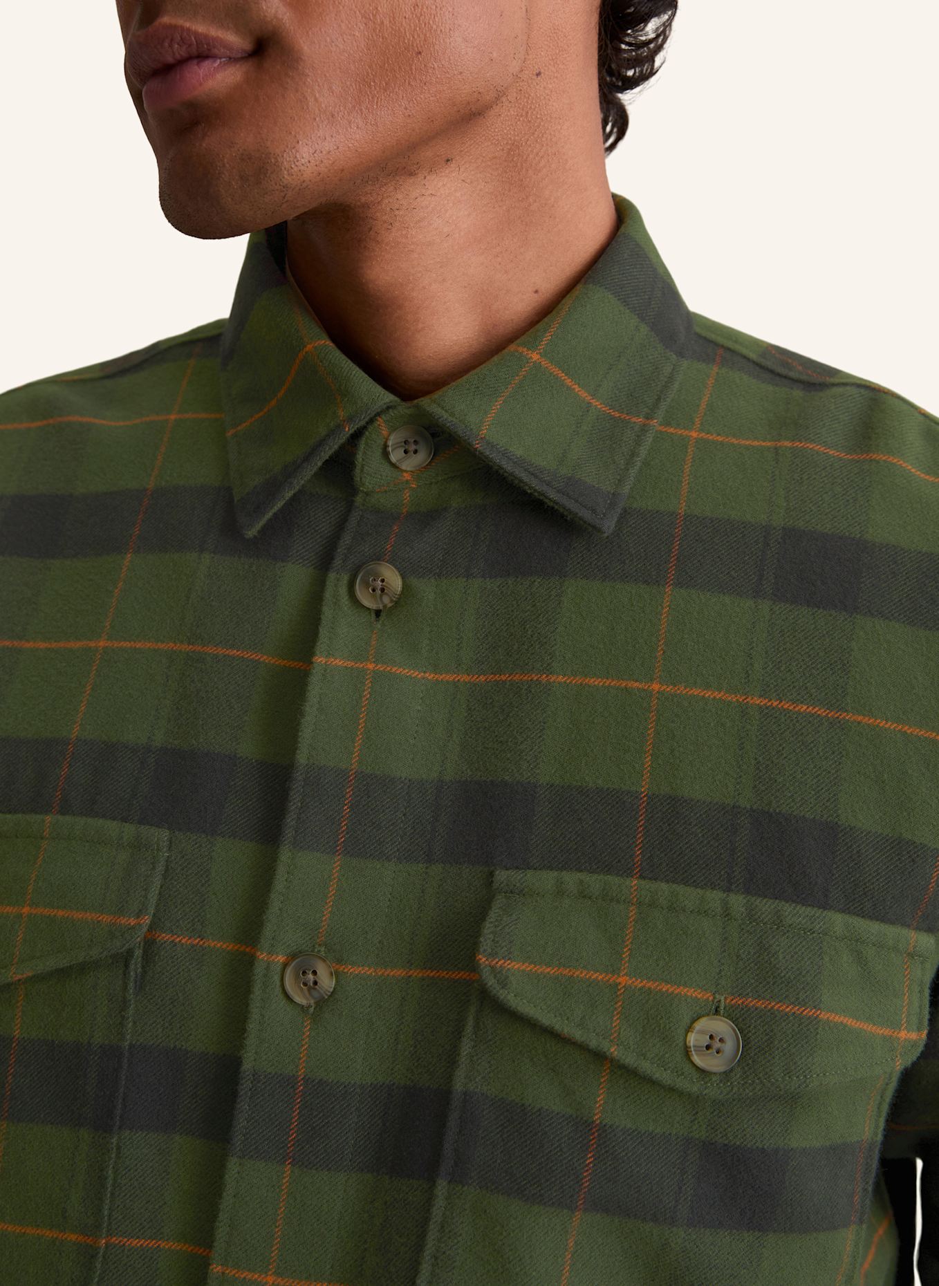 Marc O'Polo DENIM Hemd: DUNKELGRÜN