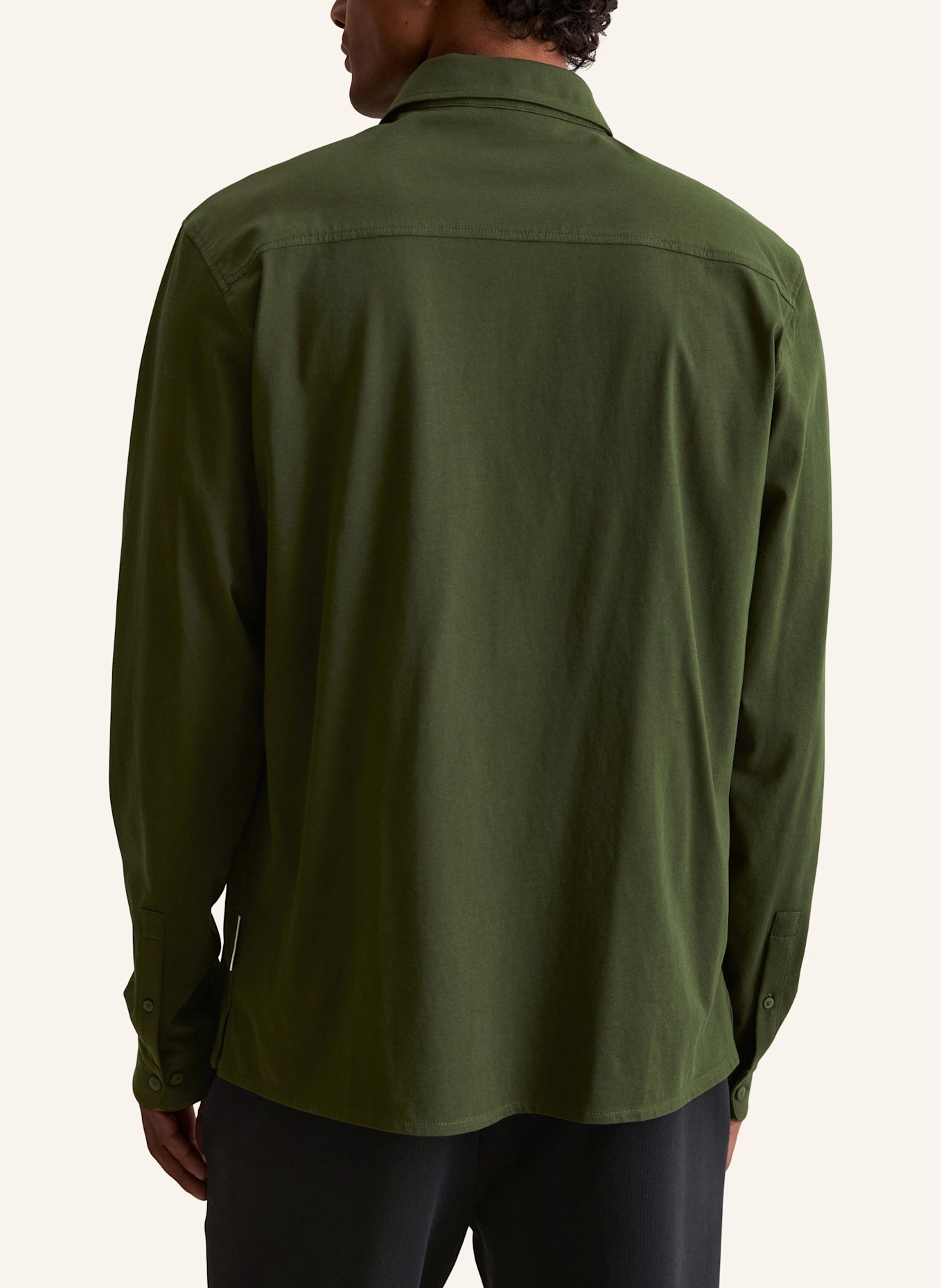 Marc O'Polo DENIM Jerseyhemd: DUNKELGRÜN