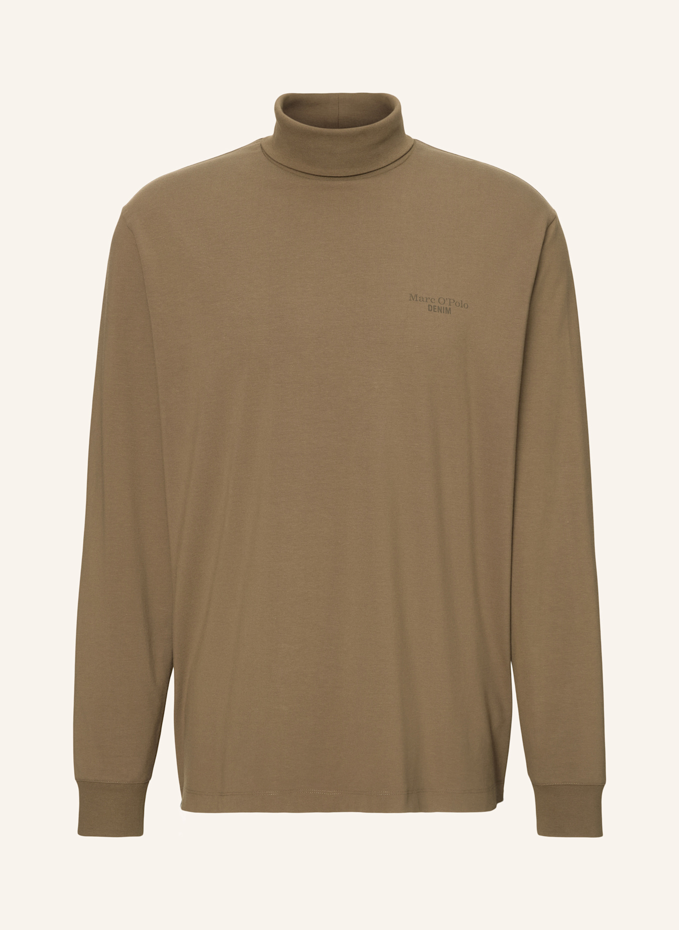 Marc O'Polo DENIM Langarm-Shirt: DUNKELBRAUN