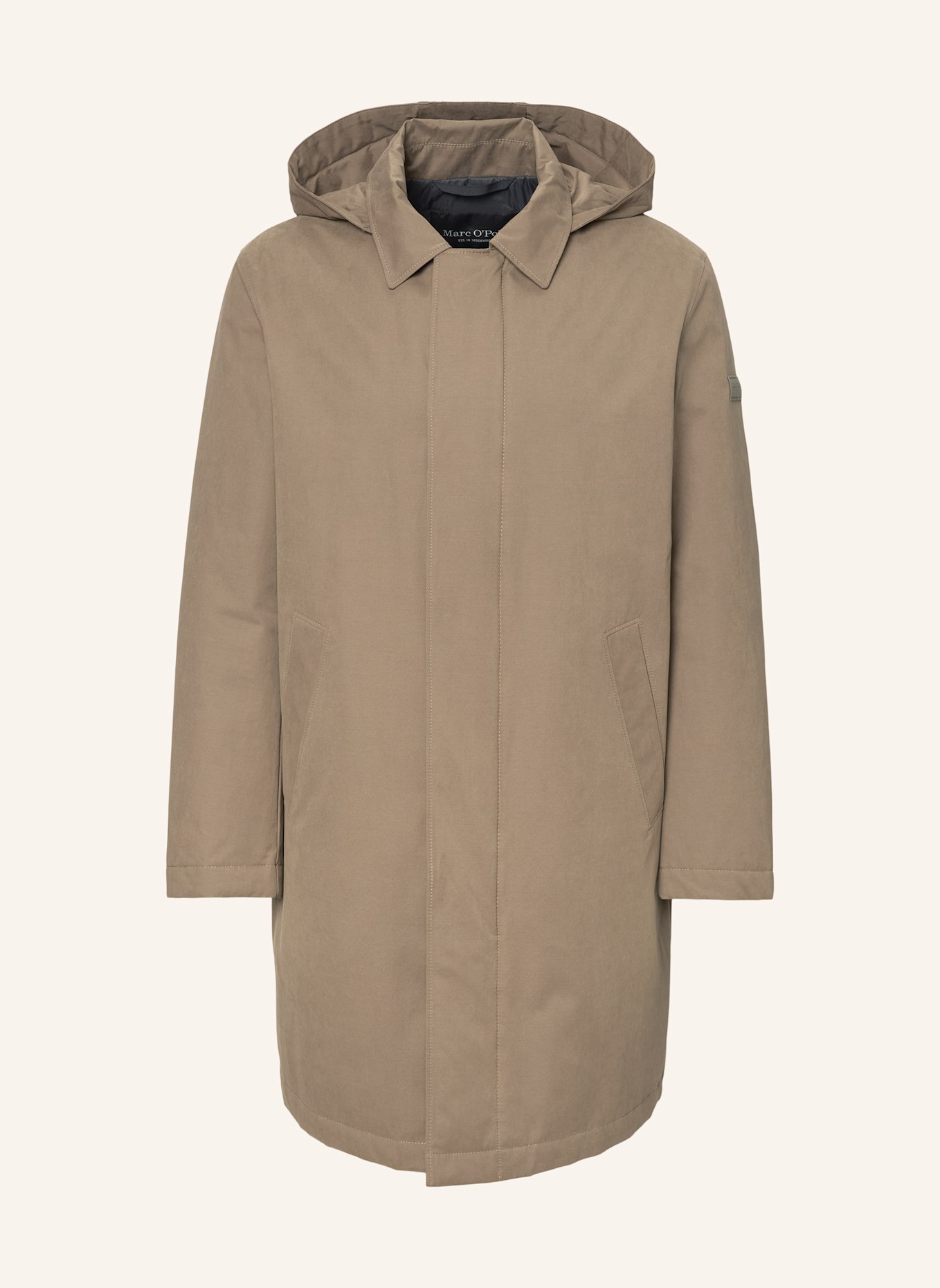 Marc O'Polo Kapuzen-Mantel: BRAUN