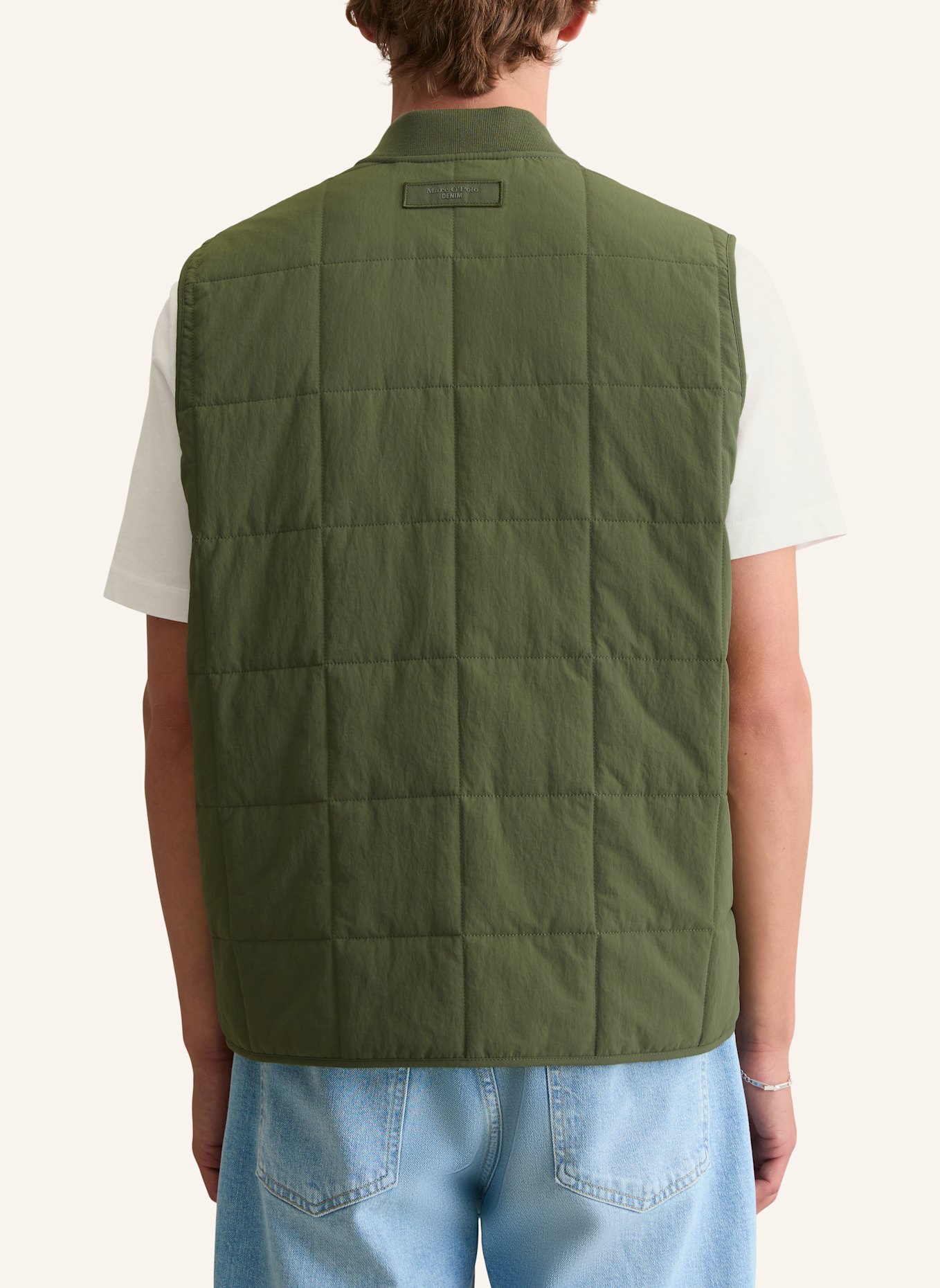 Marc O'Polo DENIM Weste: DUNKELGRÜN