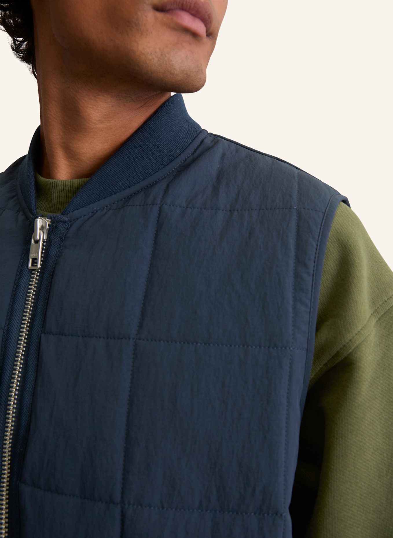 Marc O'Polo DENIM Weste: DUNKELBLAU