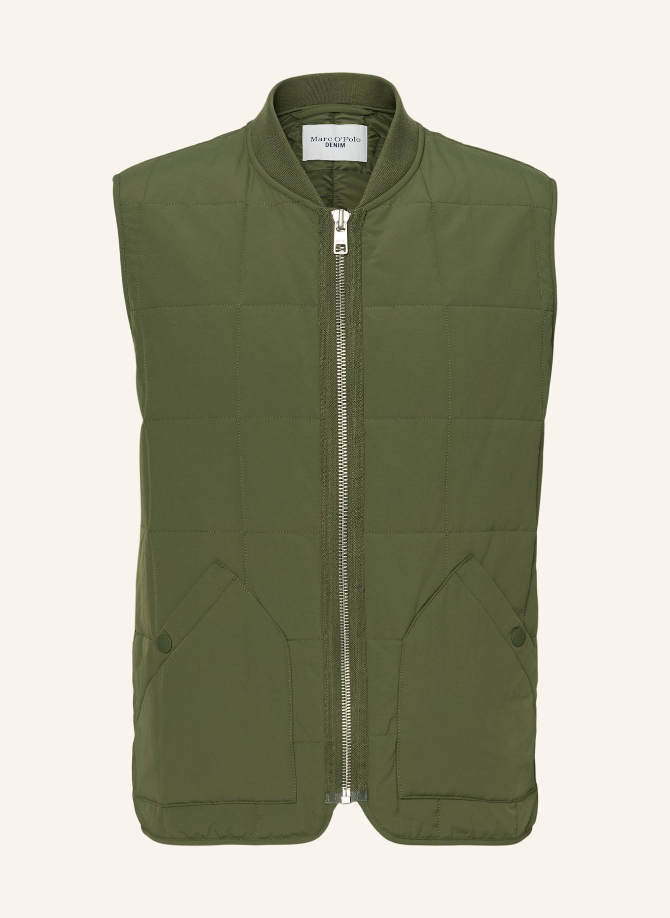 Marc O'Polo DENIM Weste: DUNKELGRÜN