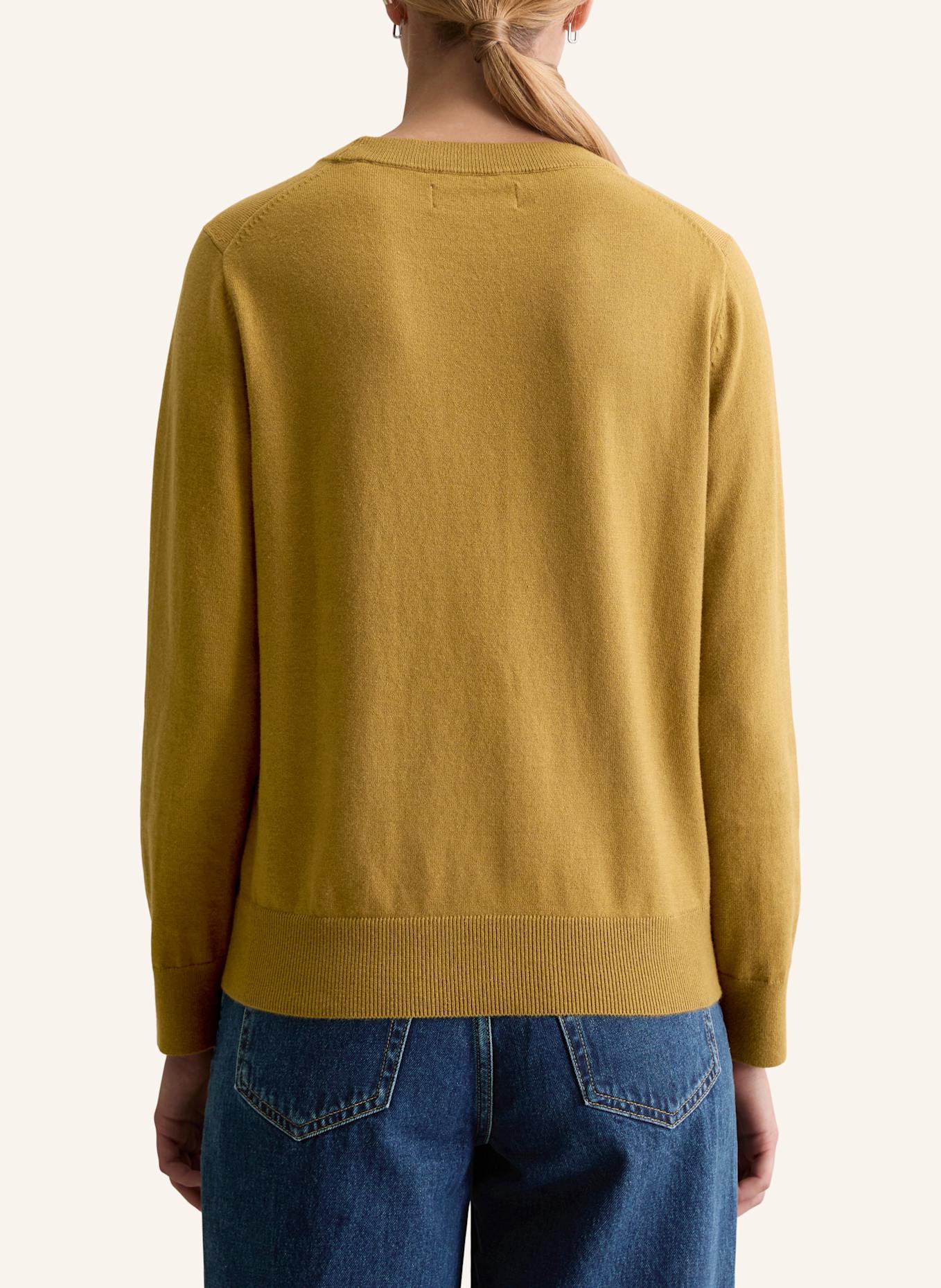 Marc O'Polo DENIM Strickpolo: DUNKELGELB