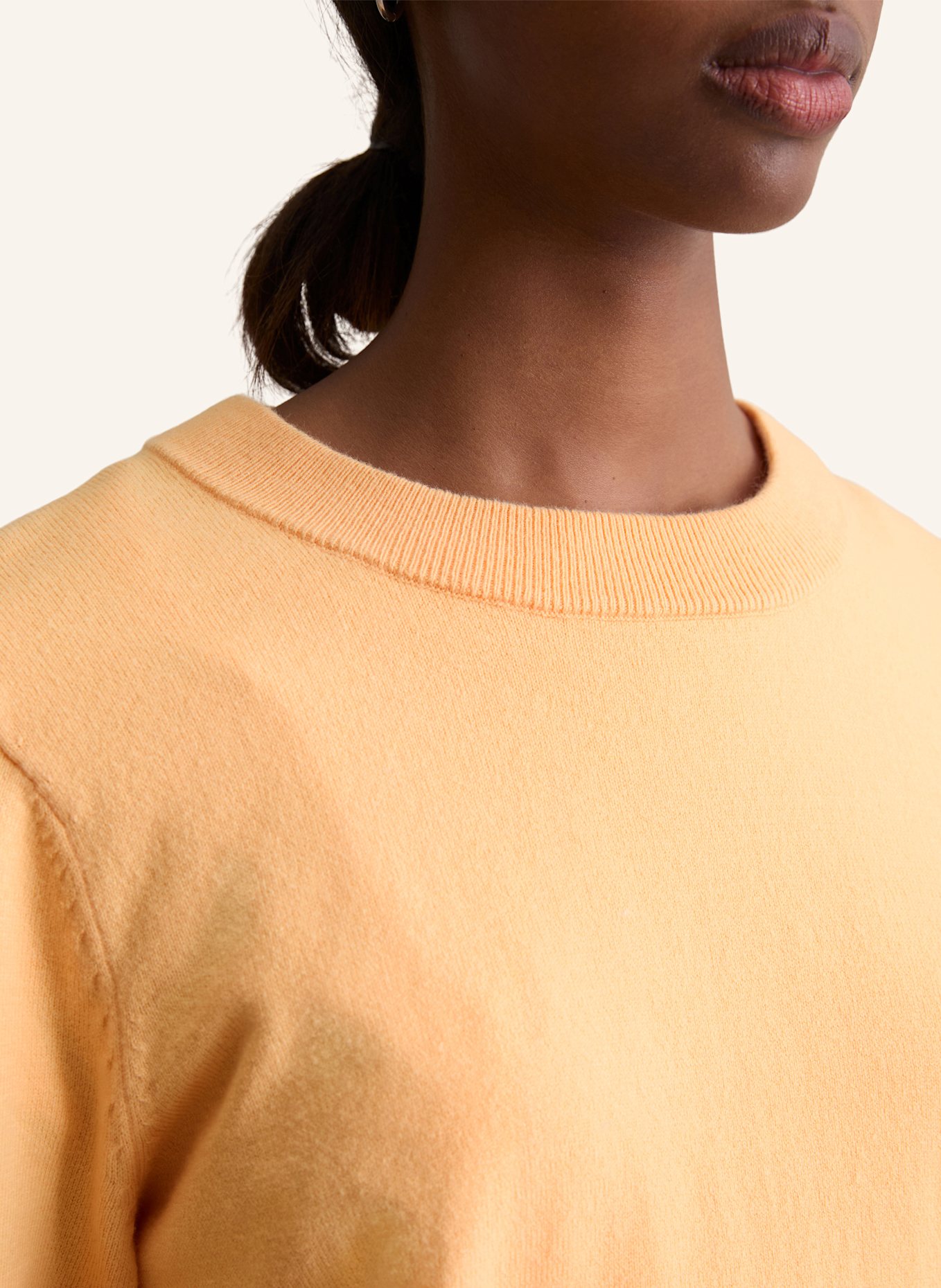 Marc O'Polo DENIM Strickpolo: ORANGE