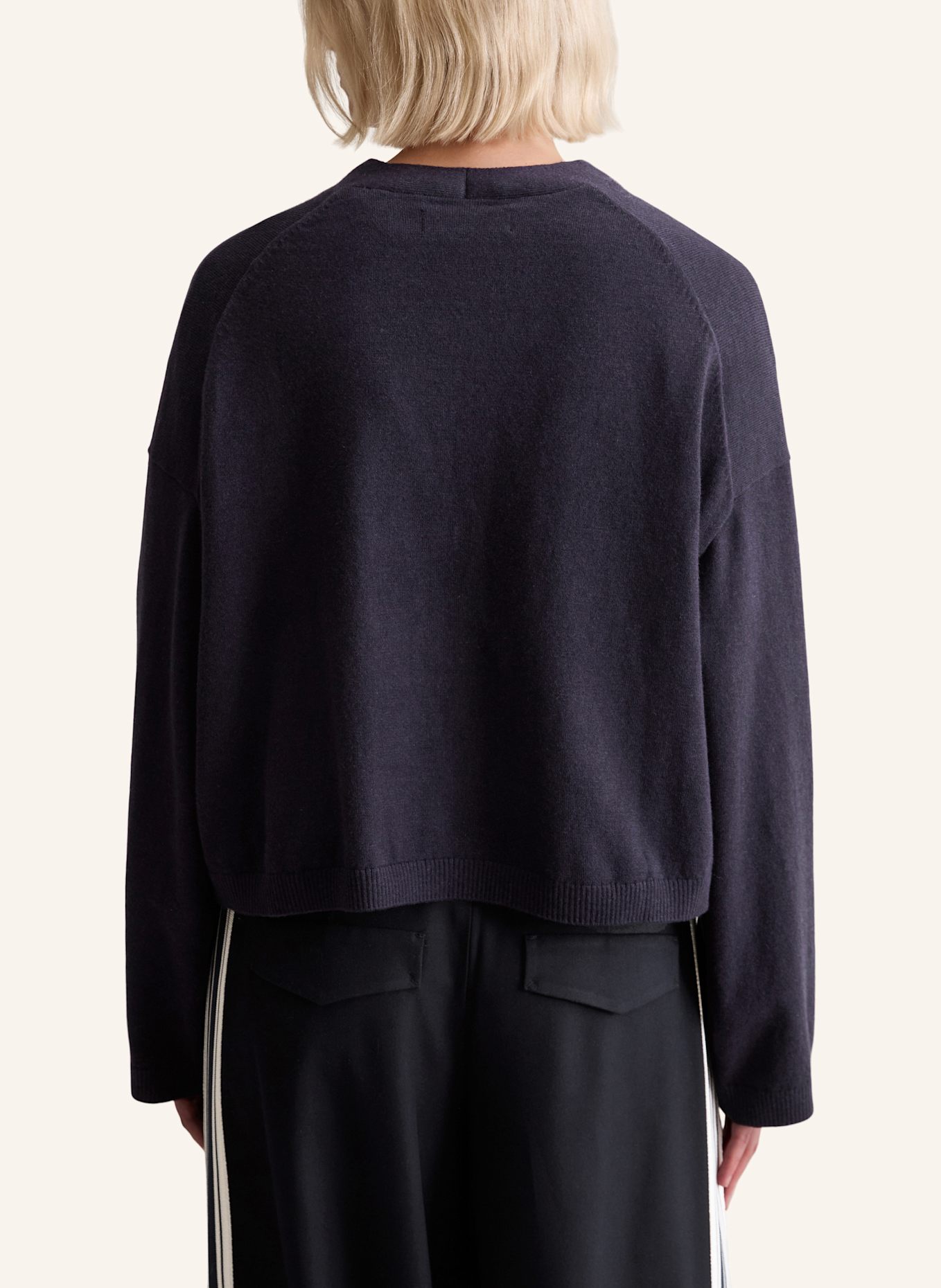 Marc O'Polo DENIM Strickpolo: DUNKELBLAU