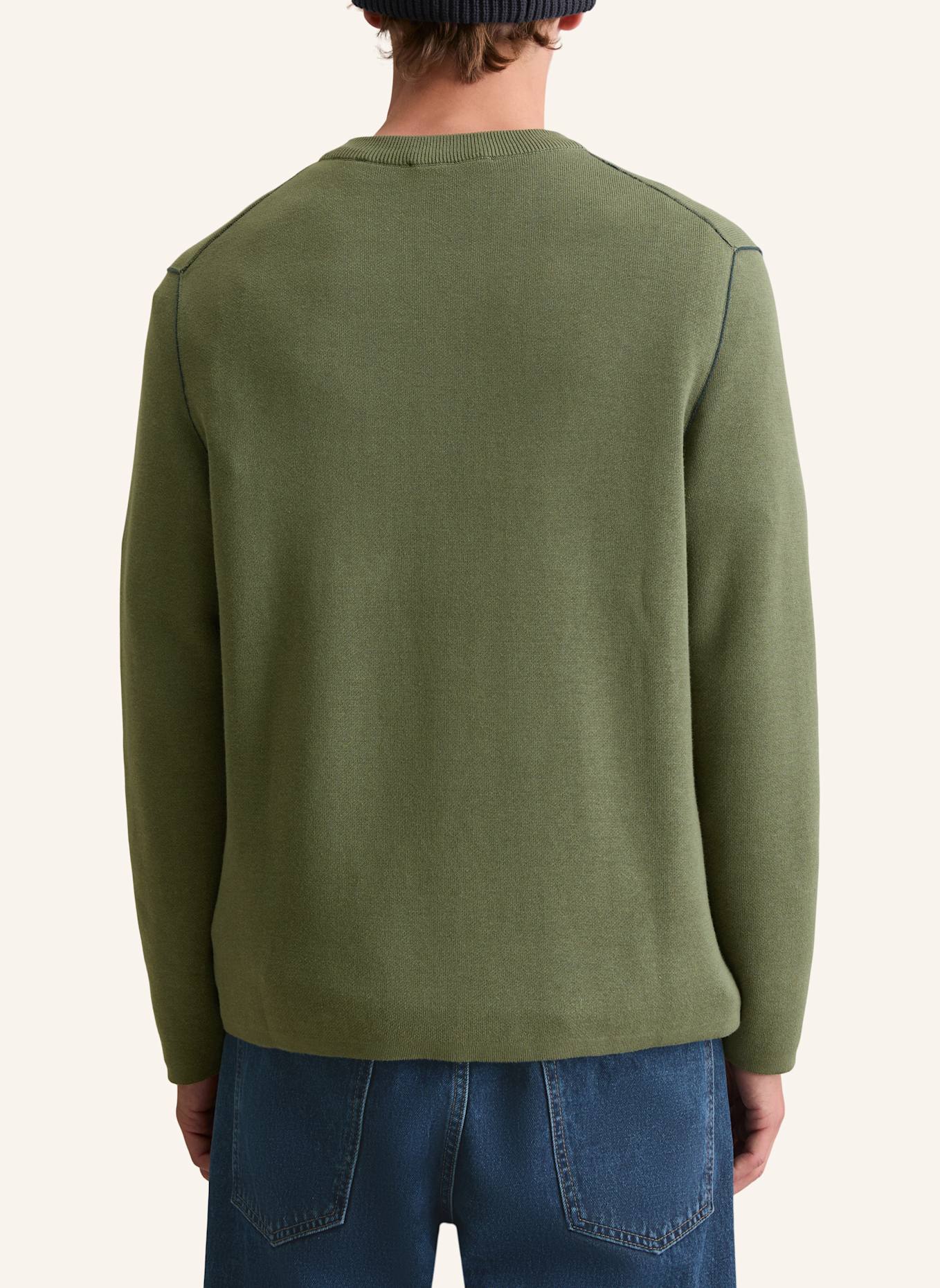 Marc O'Polo DENIM Pullover: DUNKELGRÜN