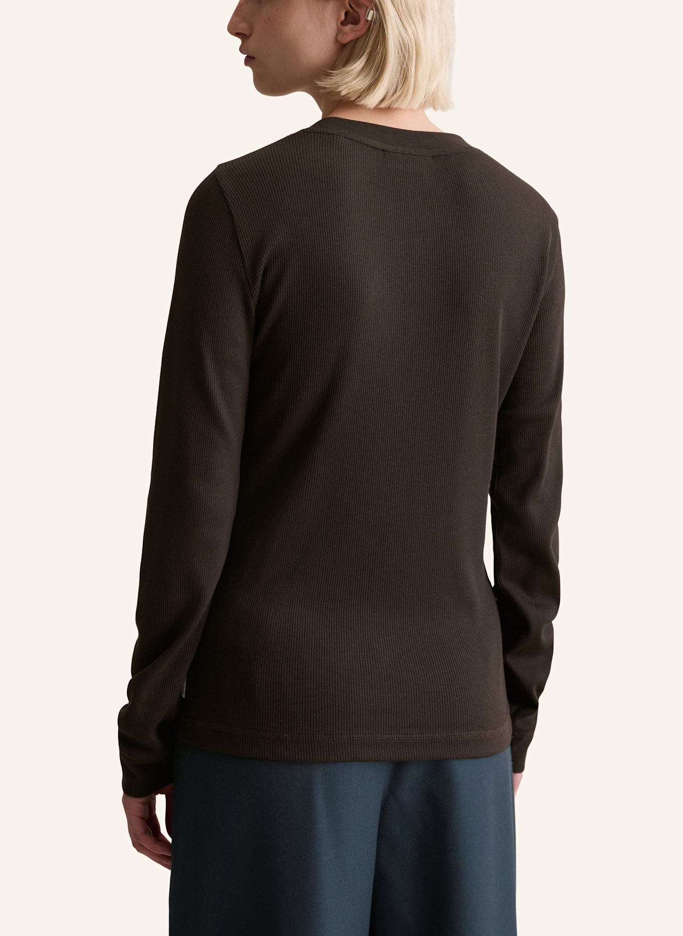 Marc O'Polo DENIM T-Shirt: DUNKELBRAUN