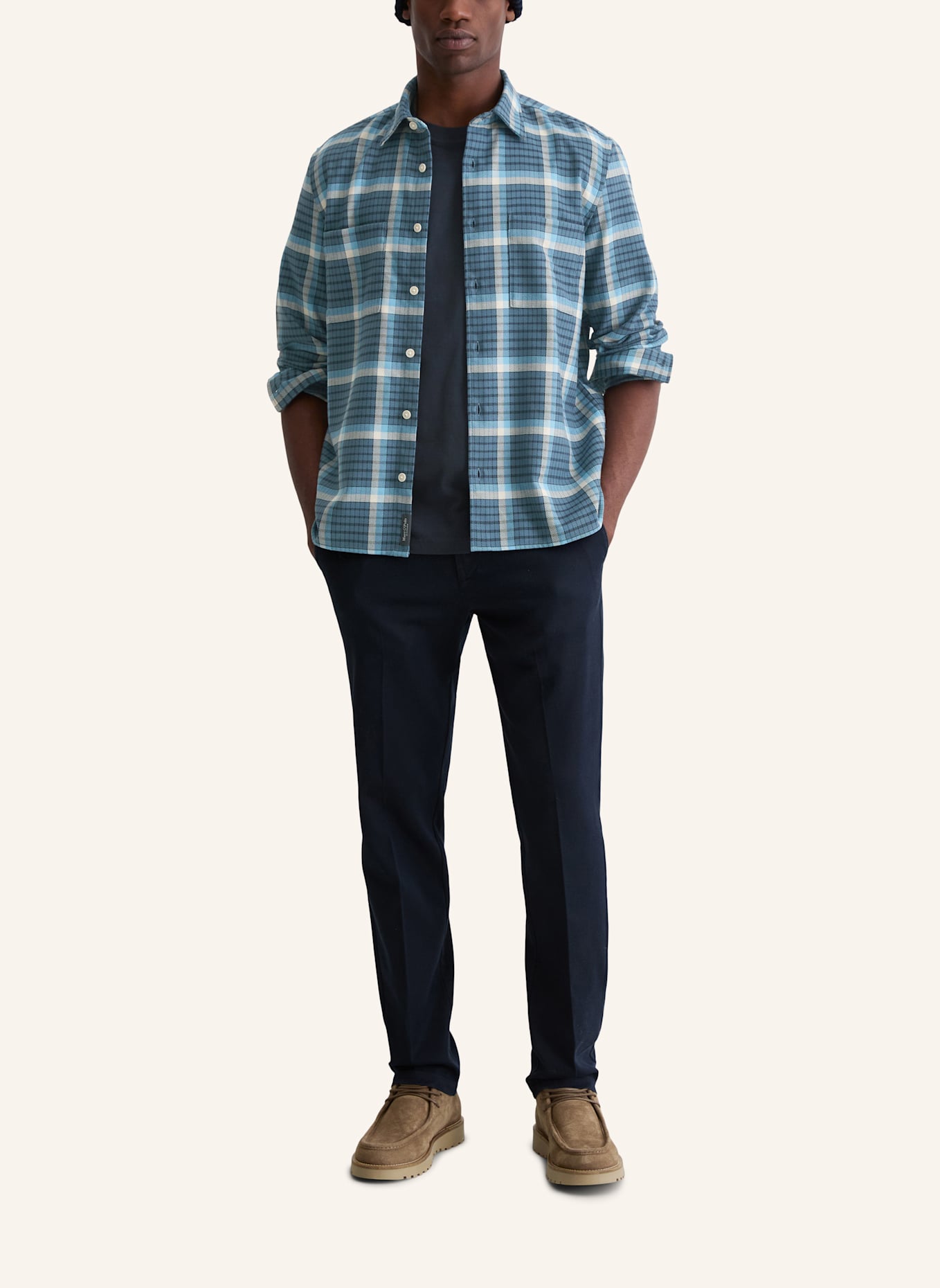 Marc O'Polo Hemd: DUNKELBLAU