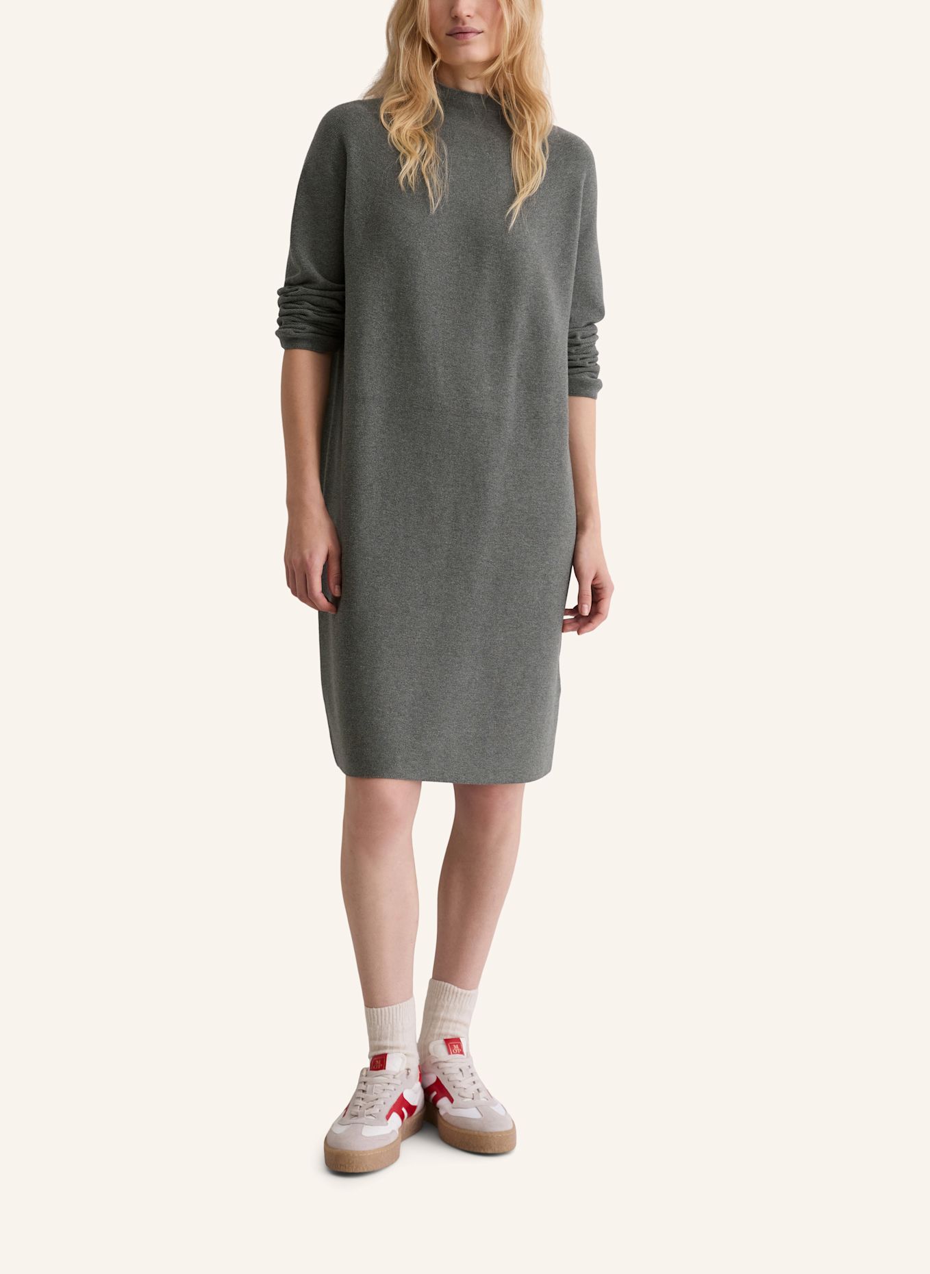 Marc O'Polo Seamless-Strickkleid: GRAU