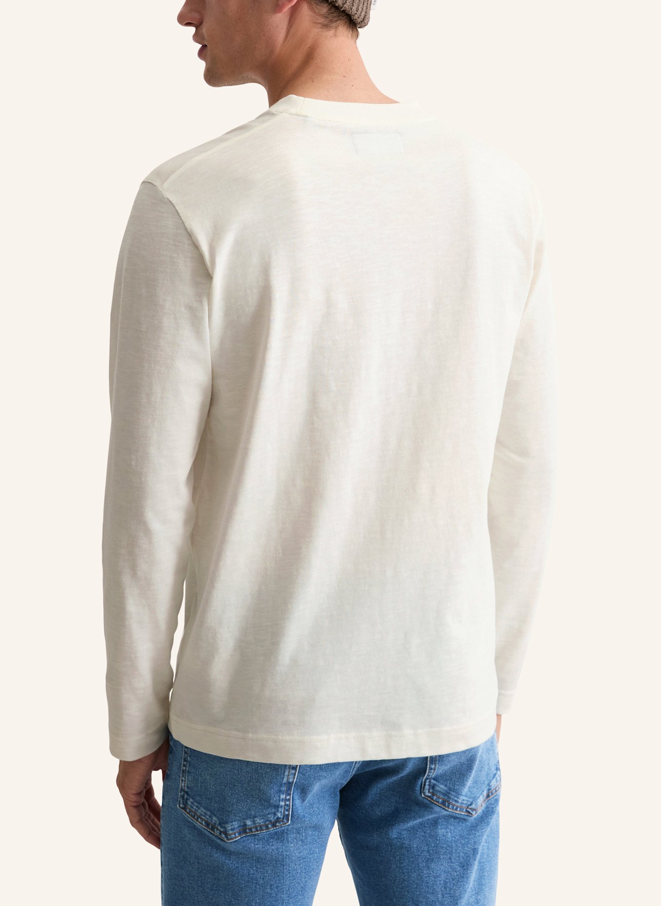 Marc O'Polo Langarmshirt: ECRU