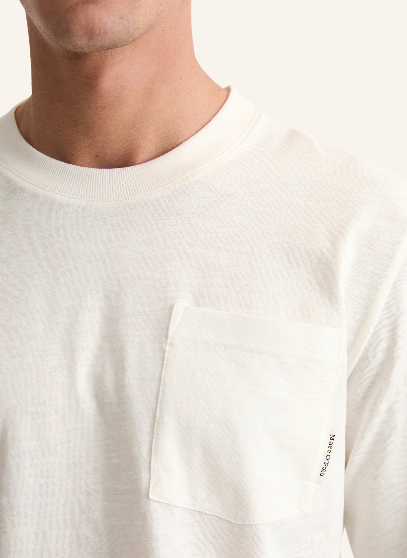 Marc O'Polo Langarmshirt: ECRU