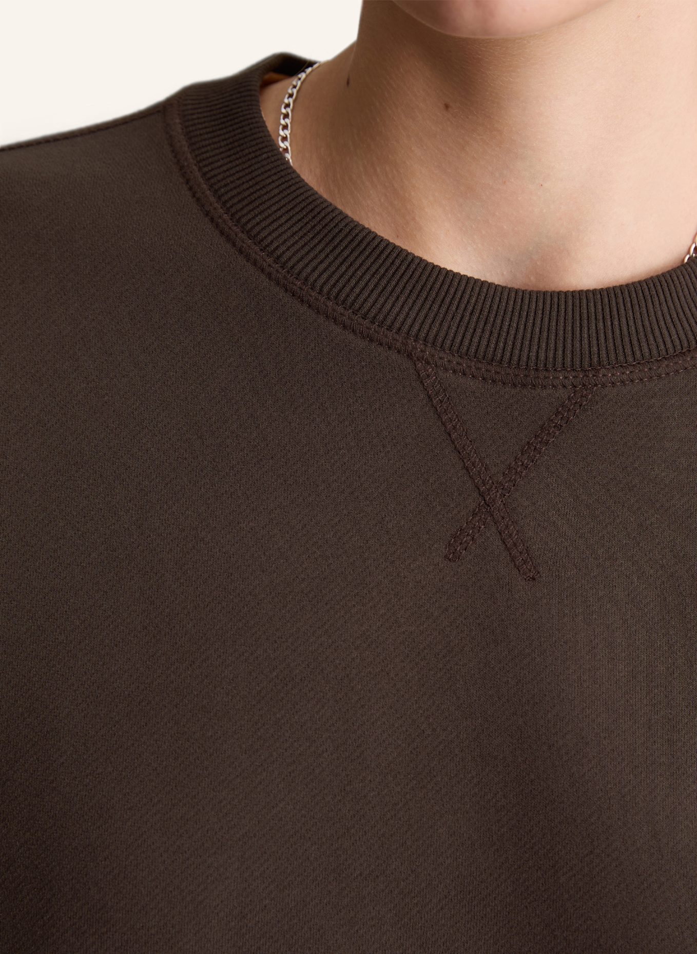 Marc O'Polo DENIM Sweatshirt: DUNKELBRAUN