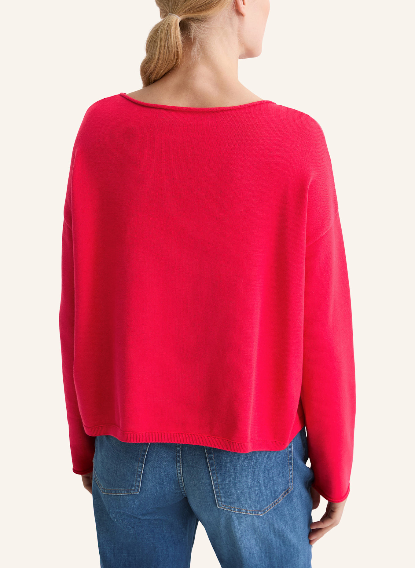 Marc O'Polo Feinstrickpullover: HELLROT