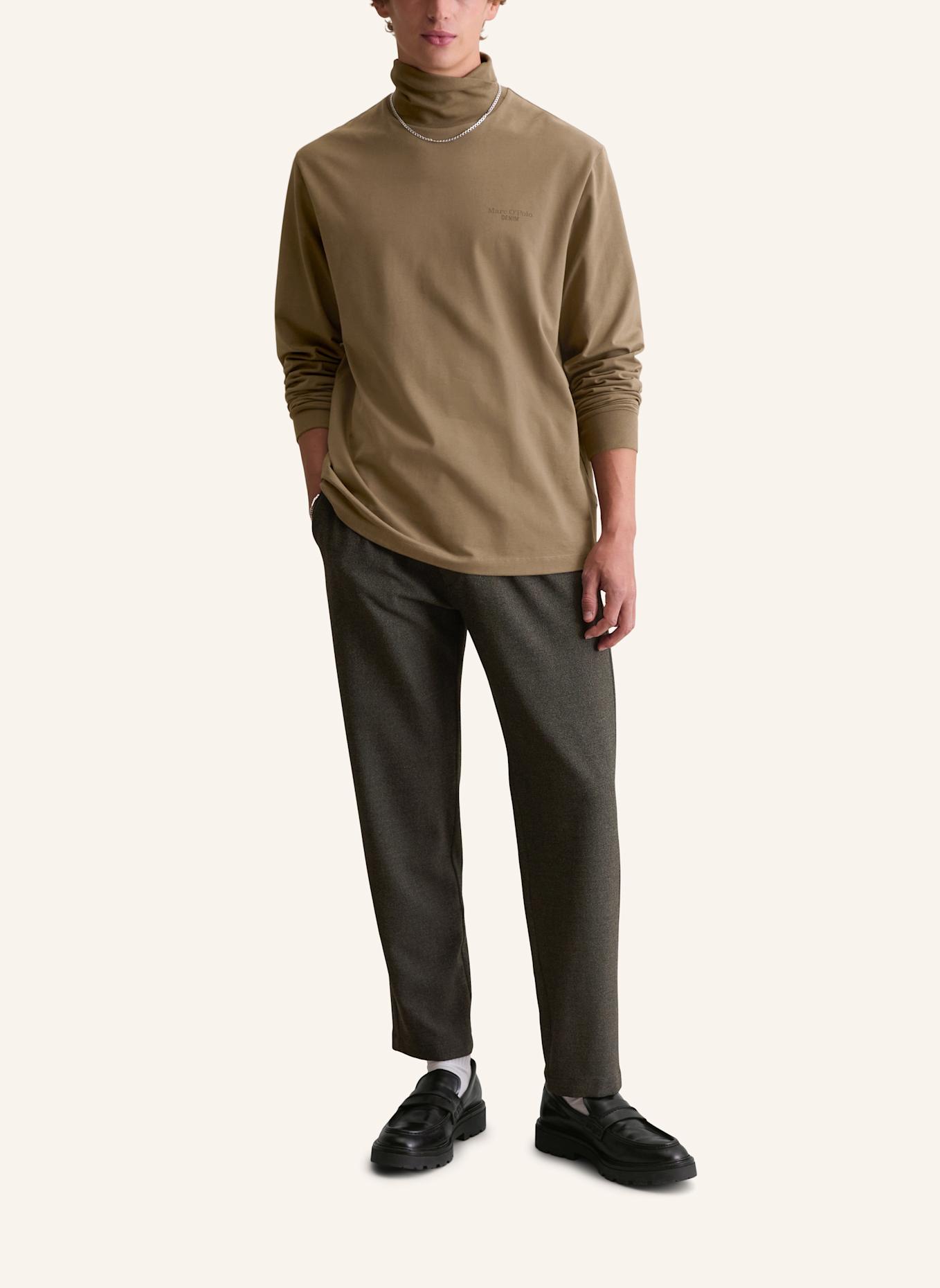 Marc O'Polo DENIM Langarm-Shirt: DUNKELBRAUN