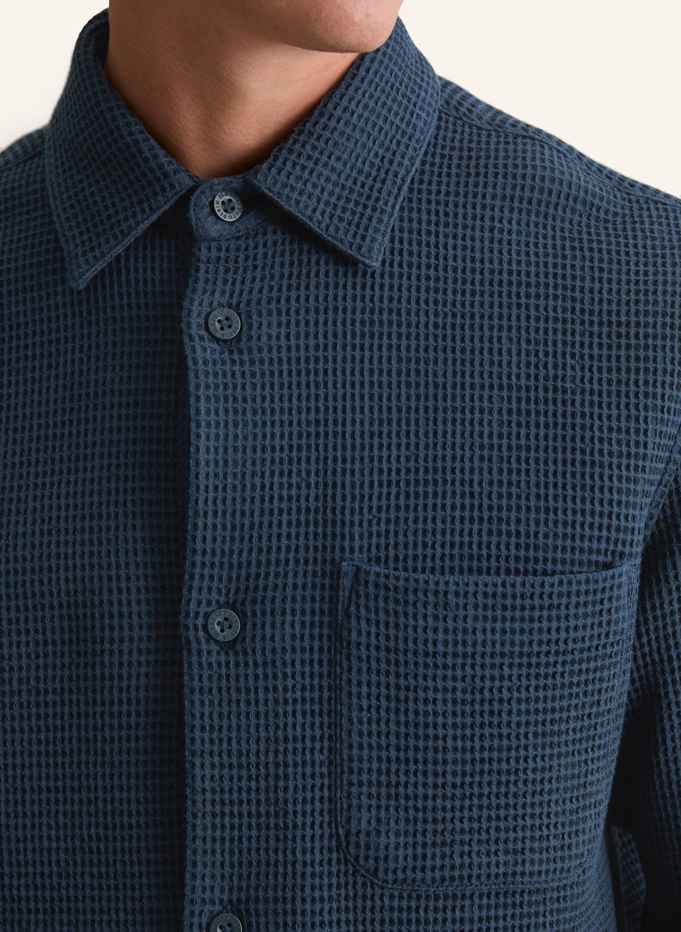 Marc O'Polo DENIM Hemd: DUNKELBLAU