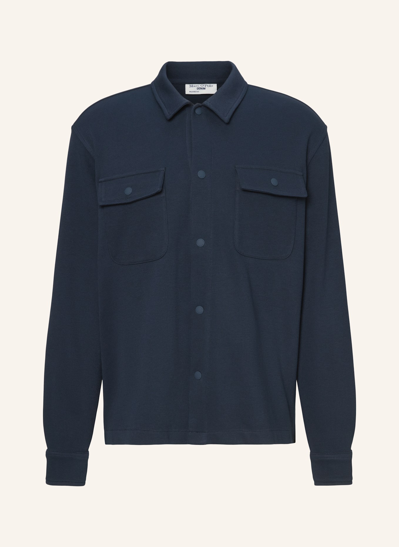 Marc O'Polo DENIM Overshirt: DUNKELBLAU