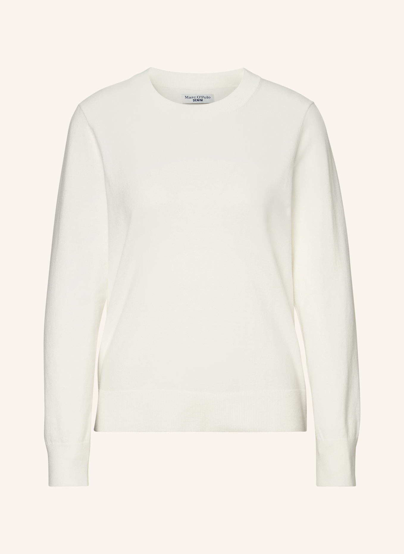 Marc O'Polo DENIM Strickpolo: ECRU