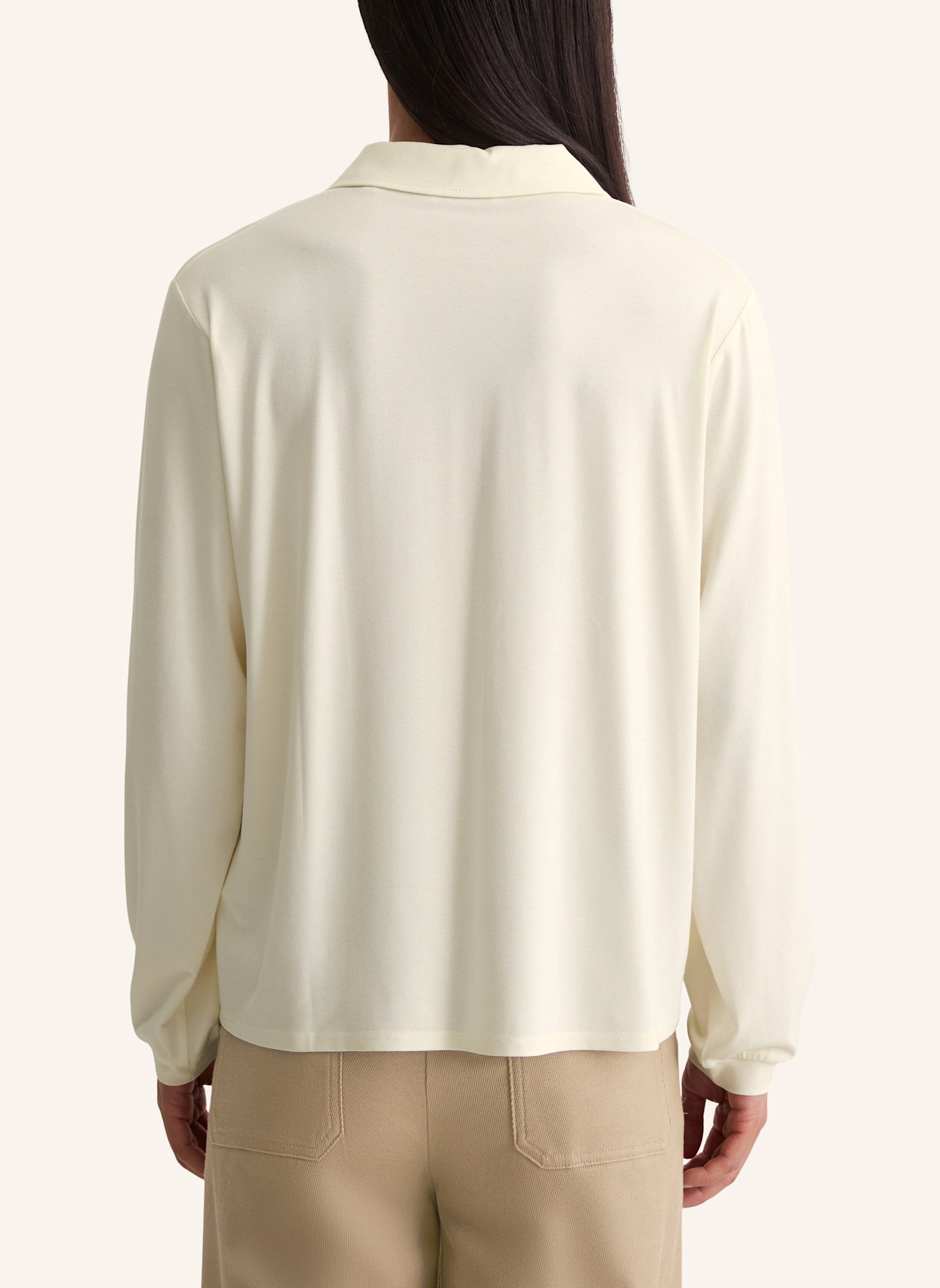 Marc O'Polo Jerseybluse loose: ECRU