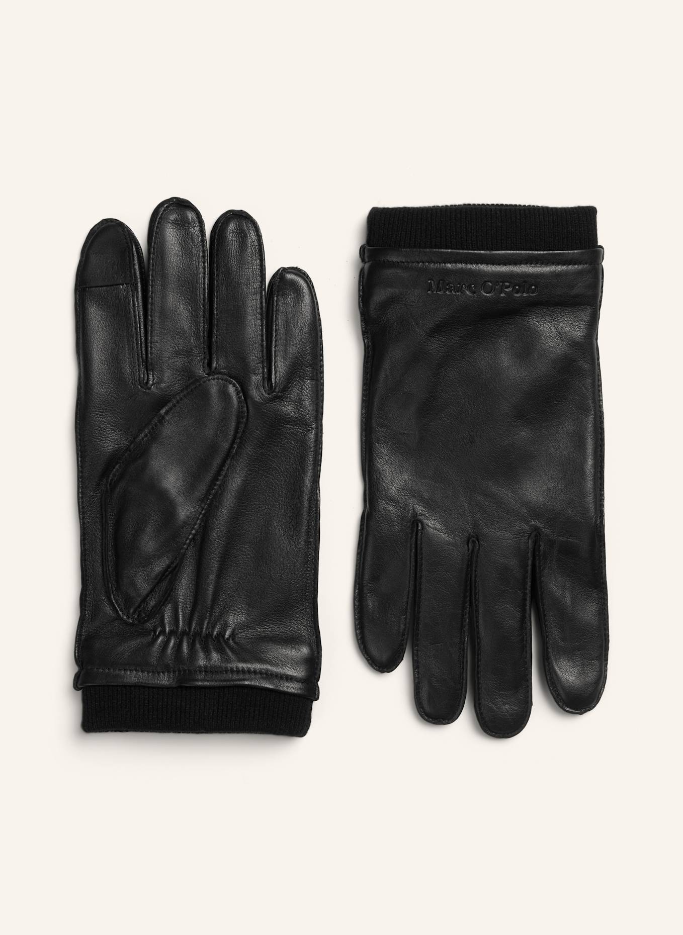 Marc O'Polo Lederhandschuhe: SCHWARZ