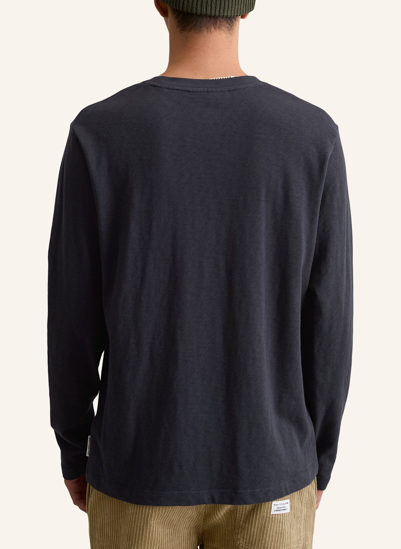 Marc O'Polo DENIM Langarm-Shirt: DUNKELBLAU