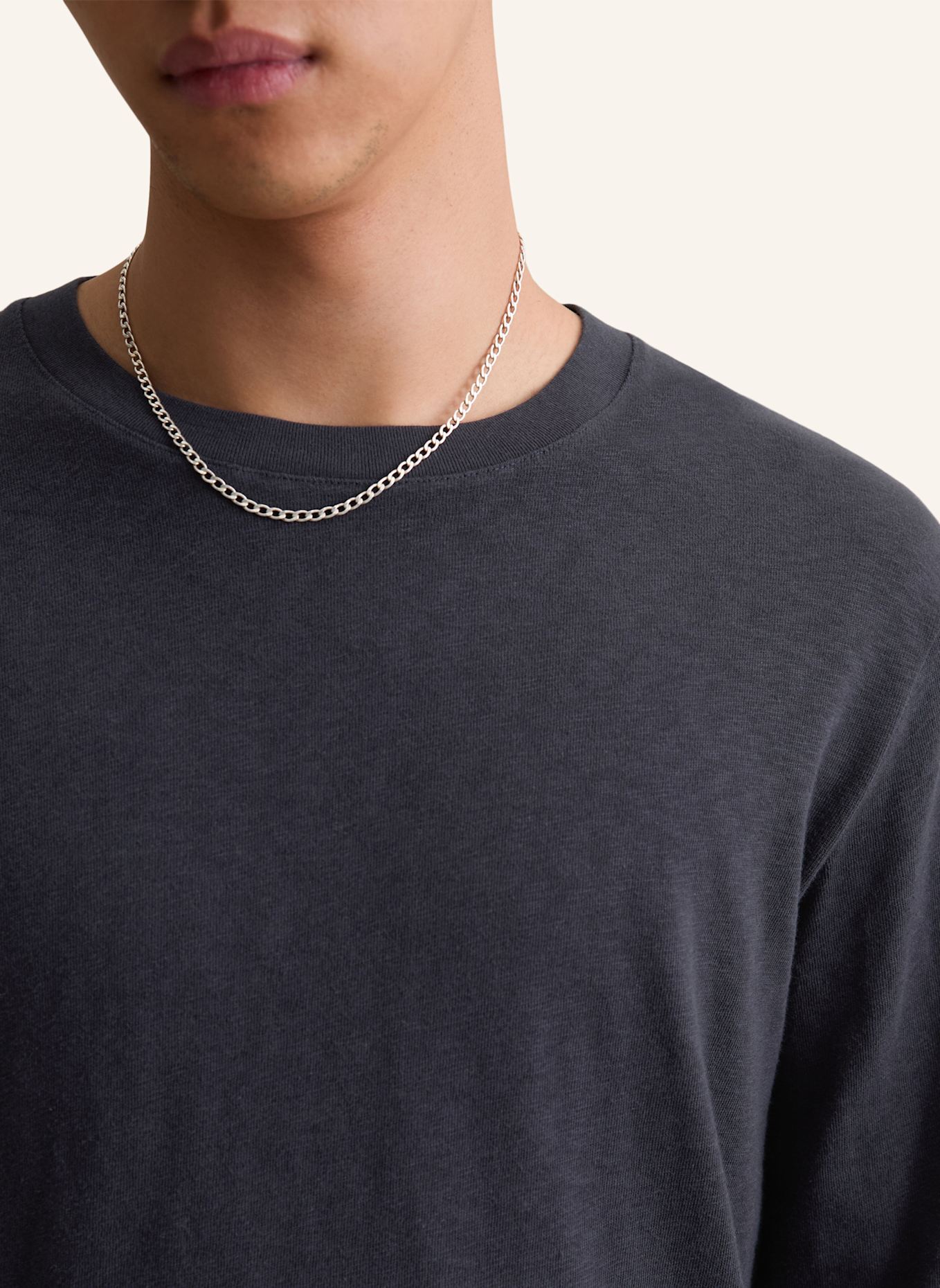 Marc O'Polo DENIM Langarm-Shirt: DUNKELBLAU