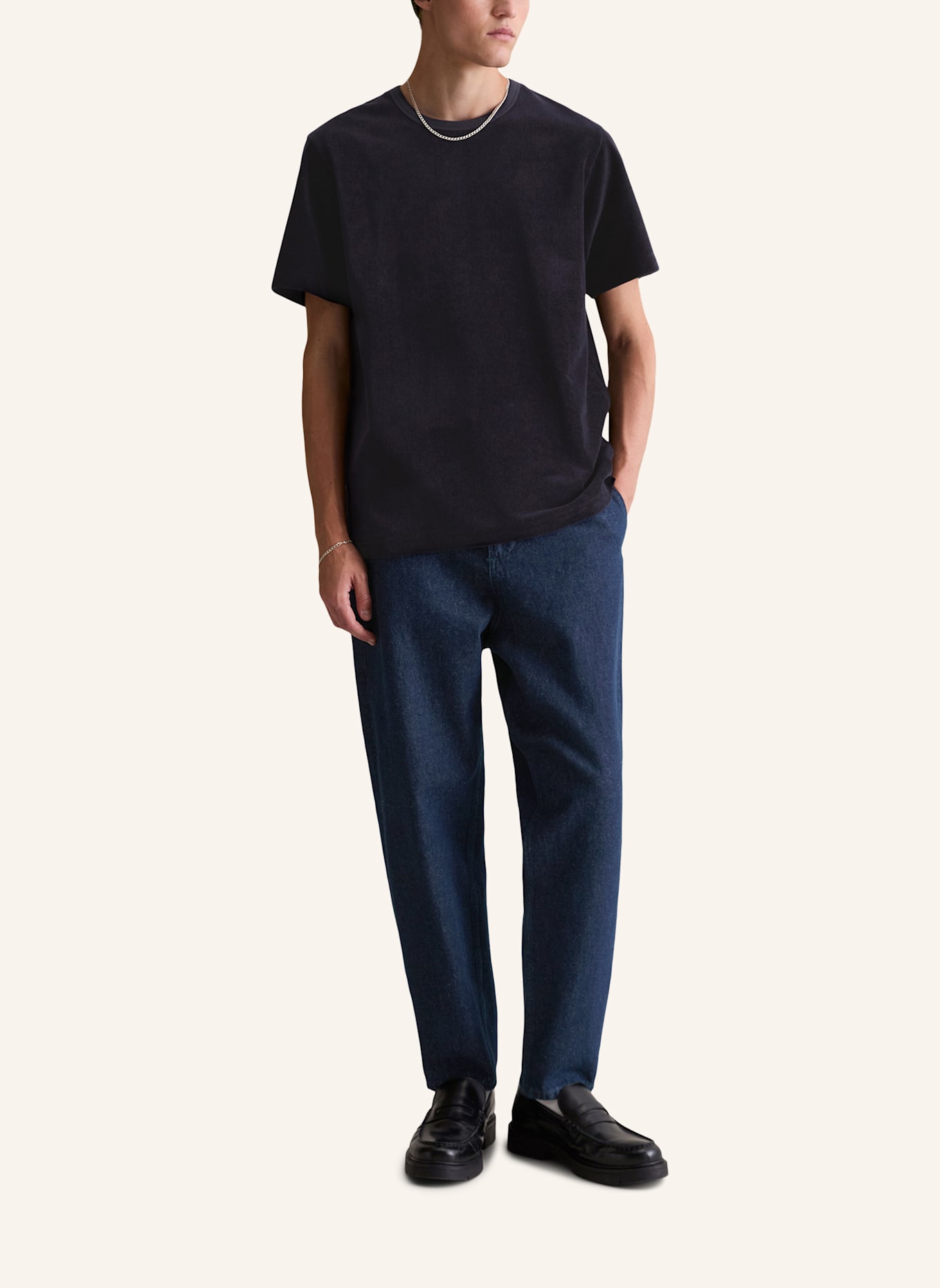 Marc O'Polo DENIM T-Shirt: DUNKELBLAU