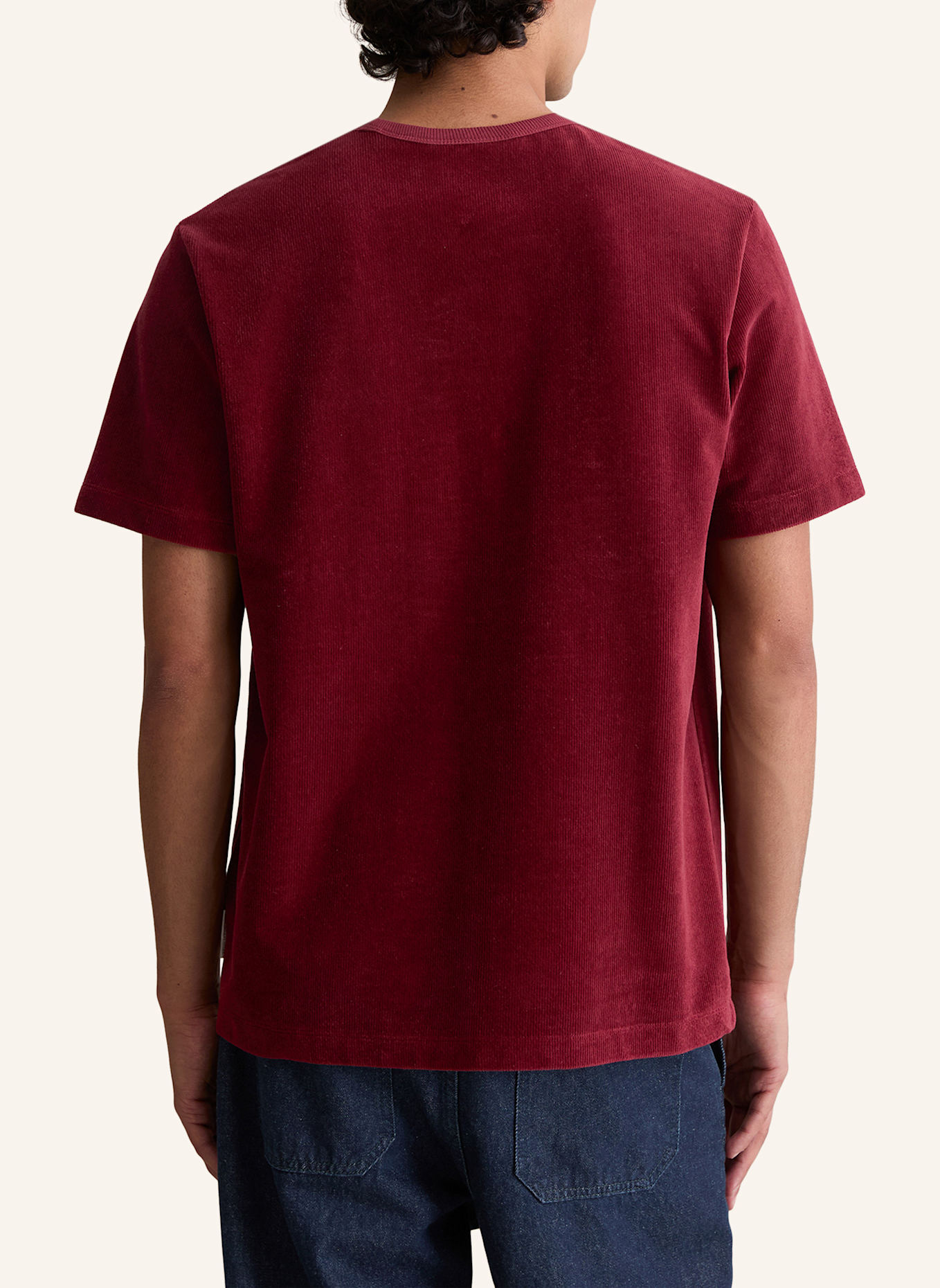 Marc O'Polo DENIM T-Shirt: DUNKELROT