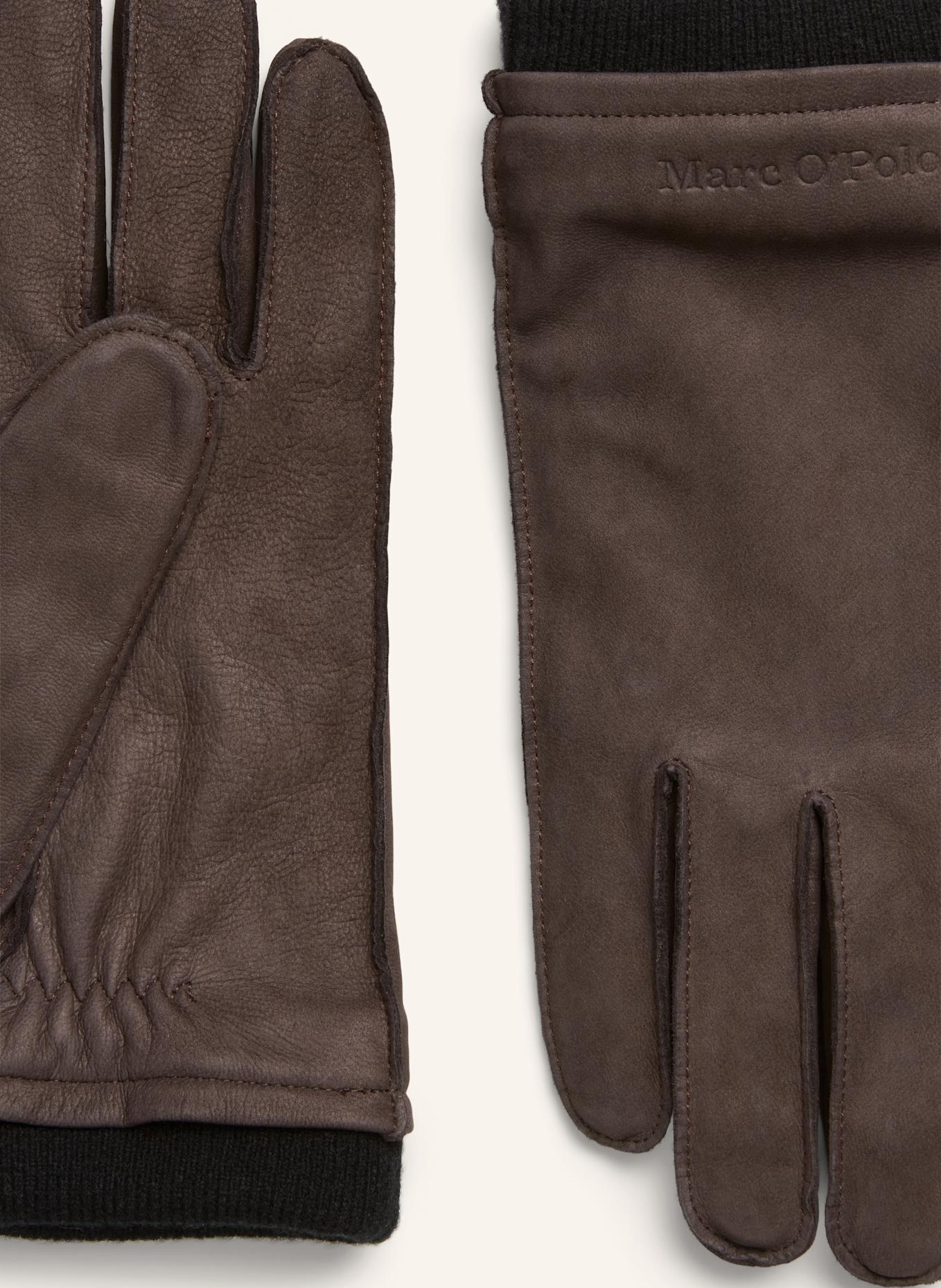 Marc O'Polo Lederhandschuhe: DUNKELBRAUN