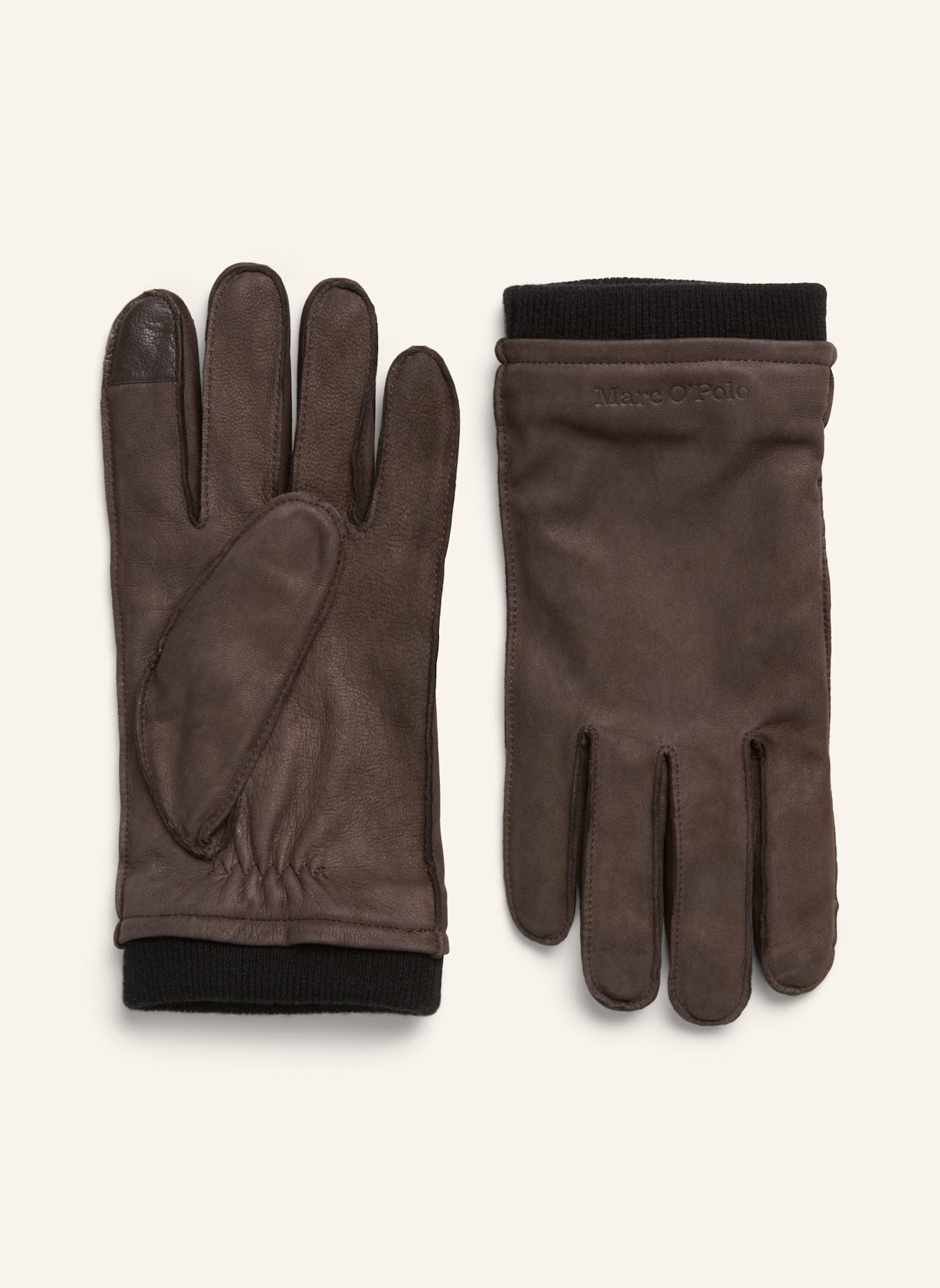 Marc O'Polo Lederhandschuhe: DUNKELBRAUN