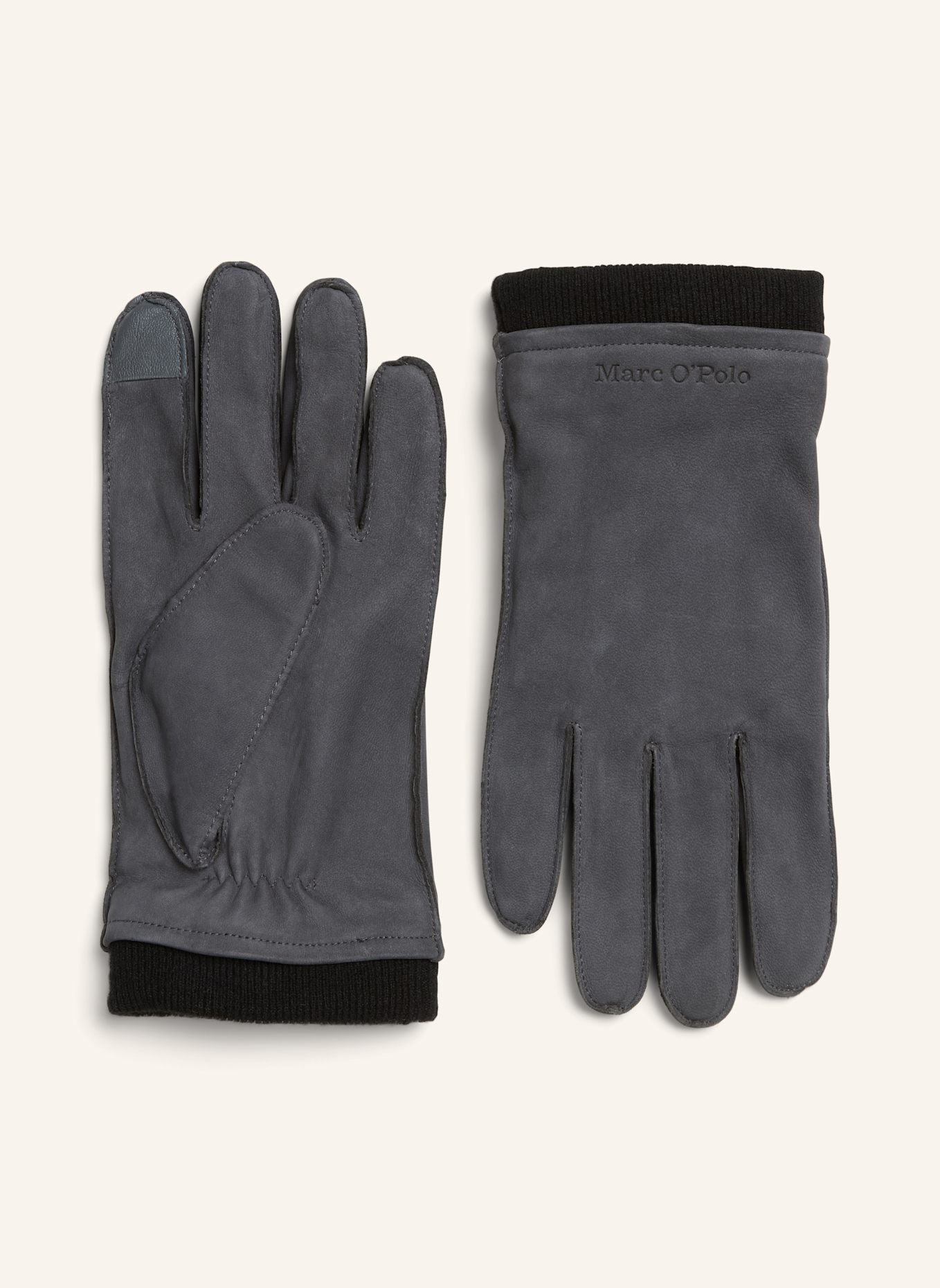 Marc O'Polo Lederhandschuhe: DUNKELGRAU