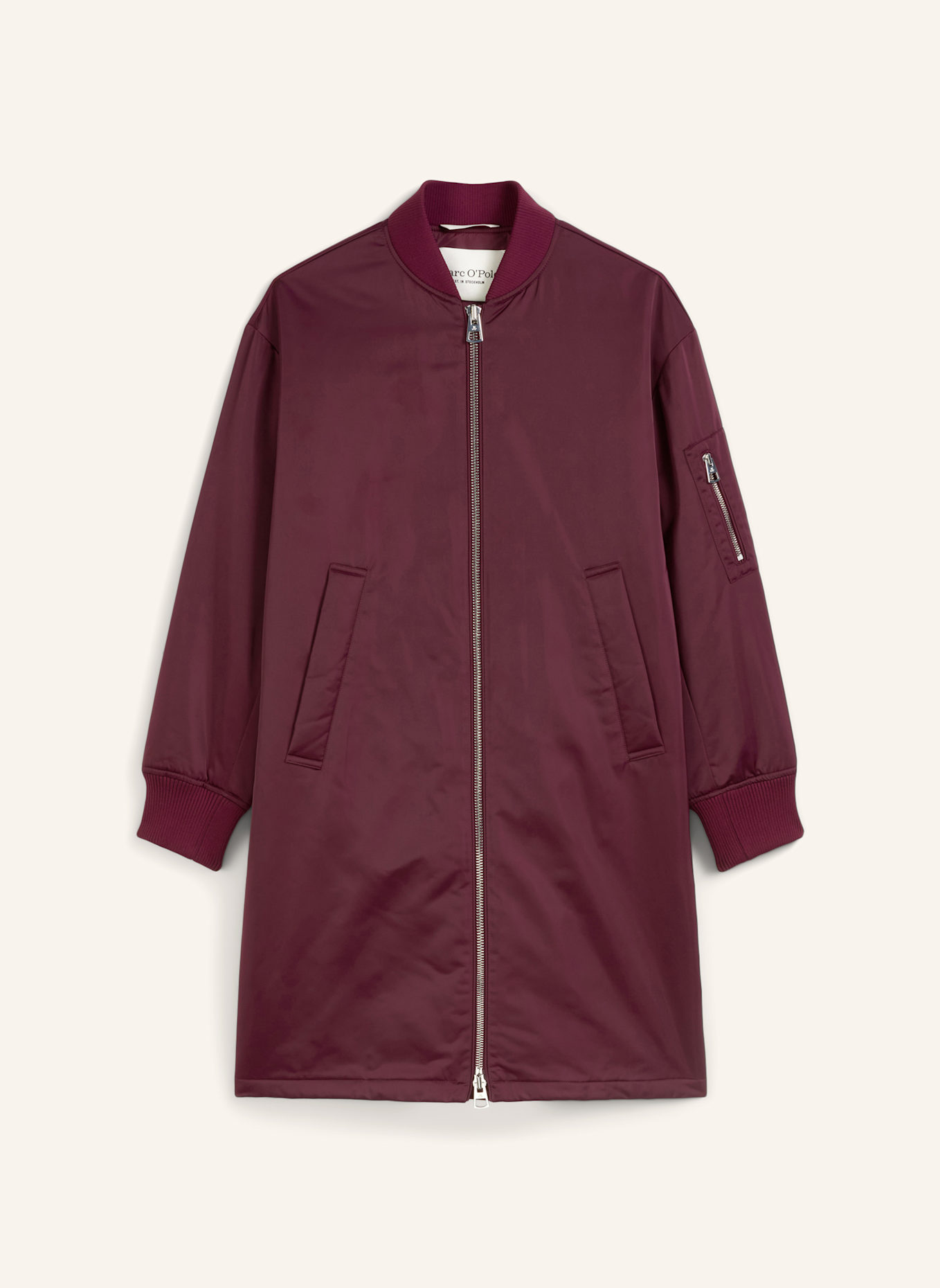 Marc O'Polo Mantel: DUNKELROT