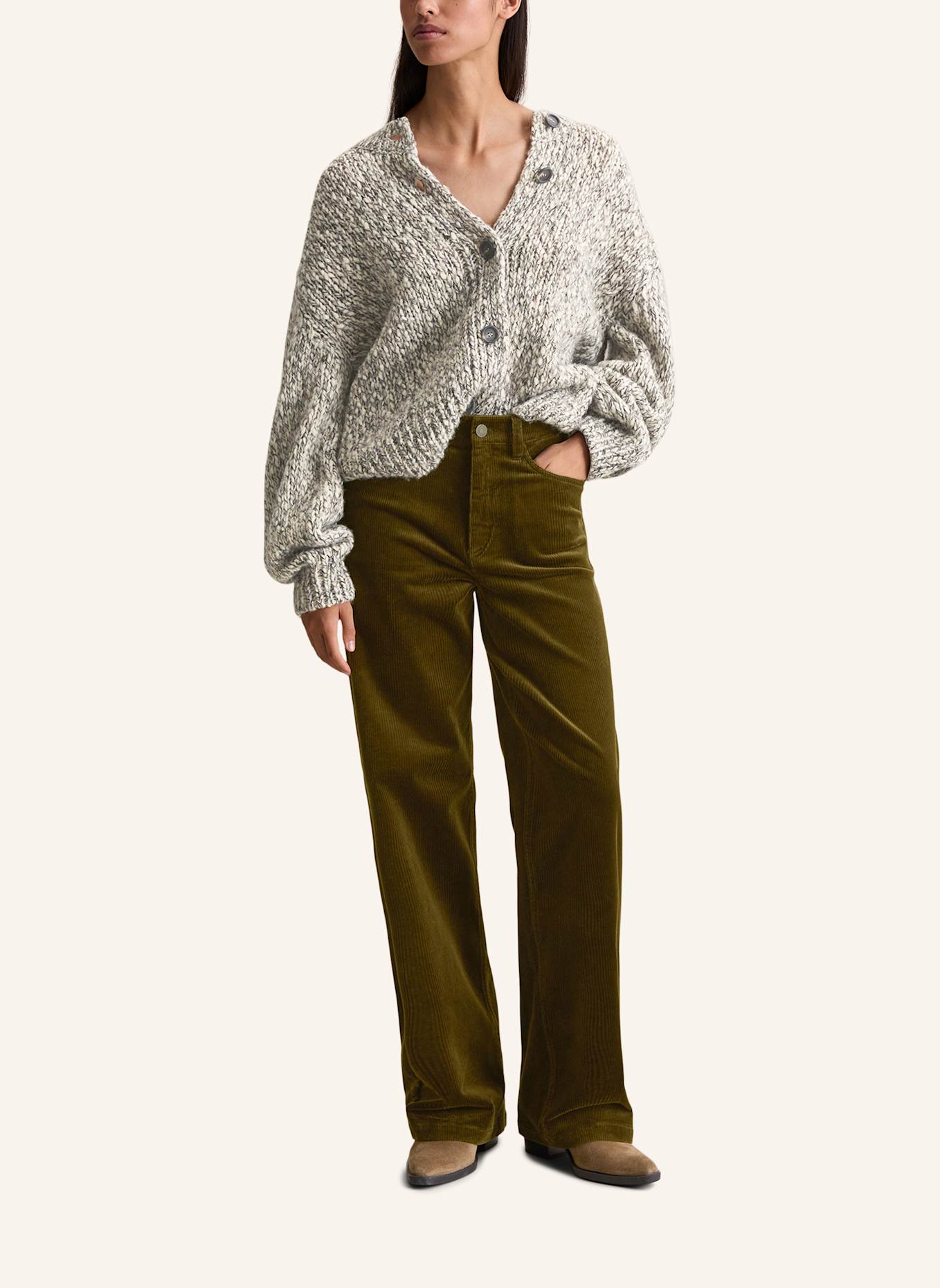 Marc O'Polo DENIM Cardigan: SCHWARZ