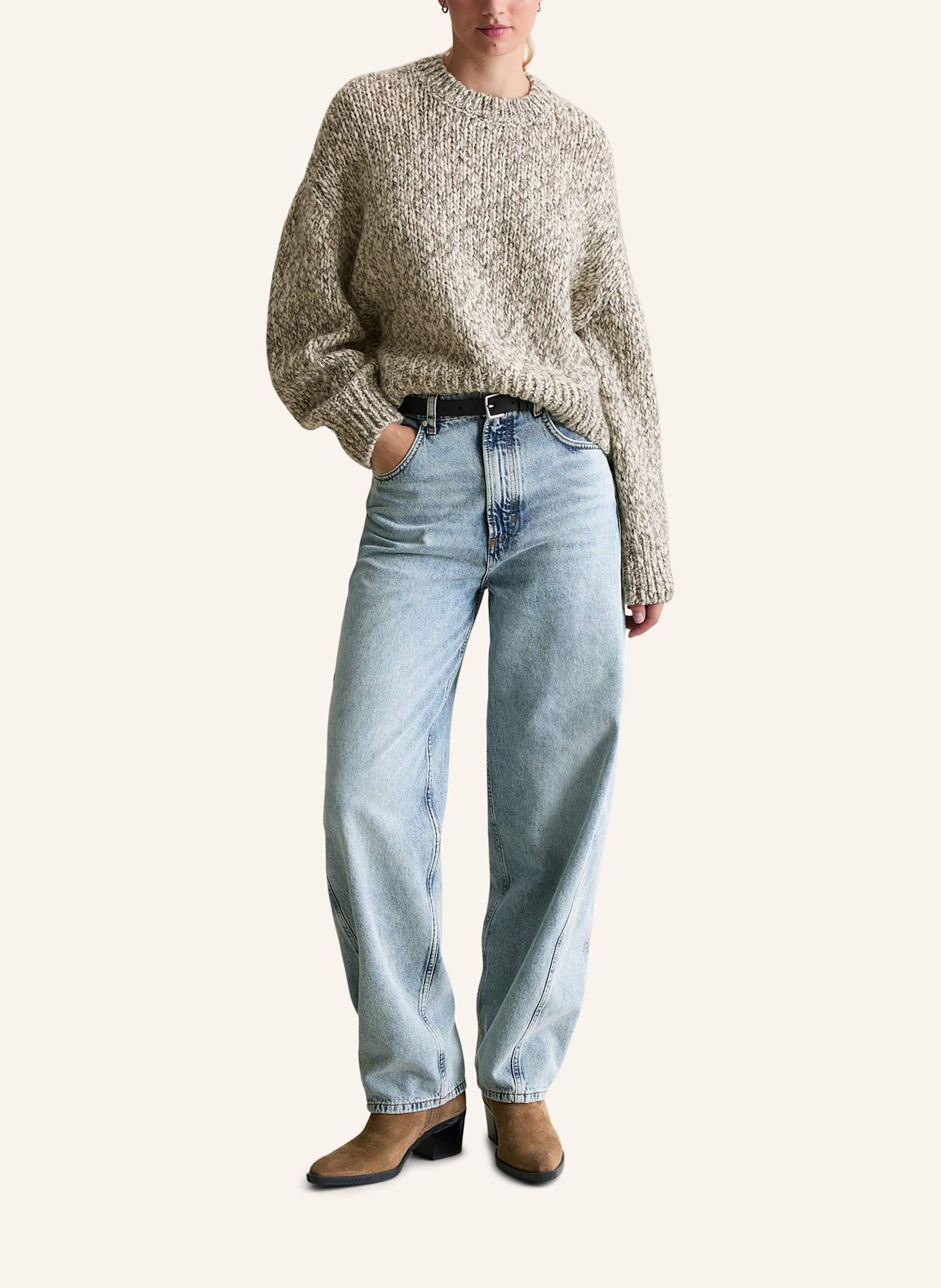 Marc O'Polo DENIM Strickpullover: SCHWARZ