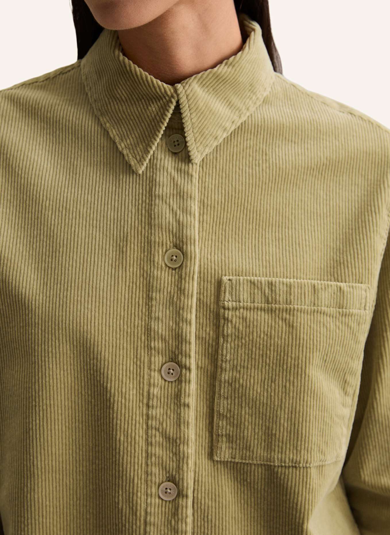 Marc O'Polo DENIM Cordkleid: GRÜN