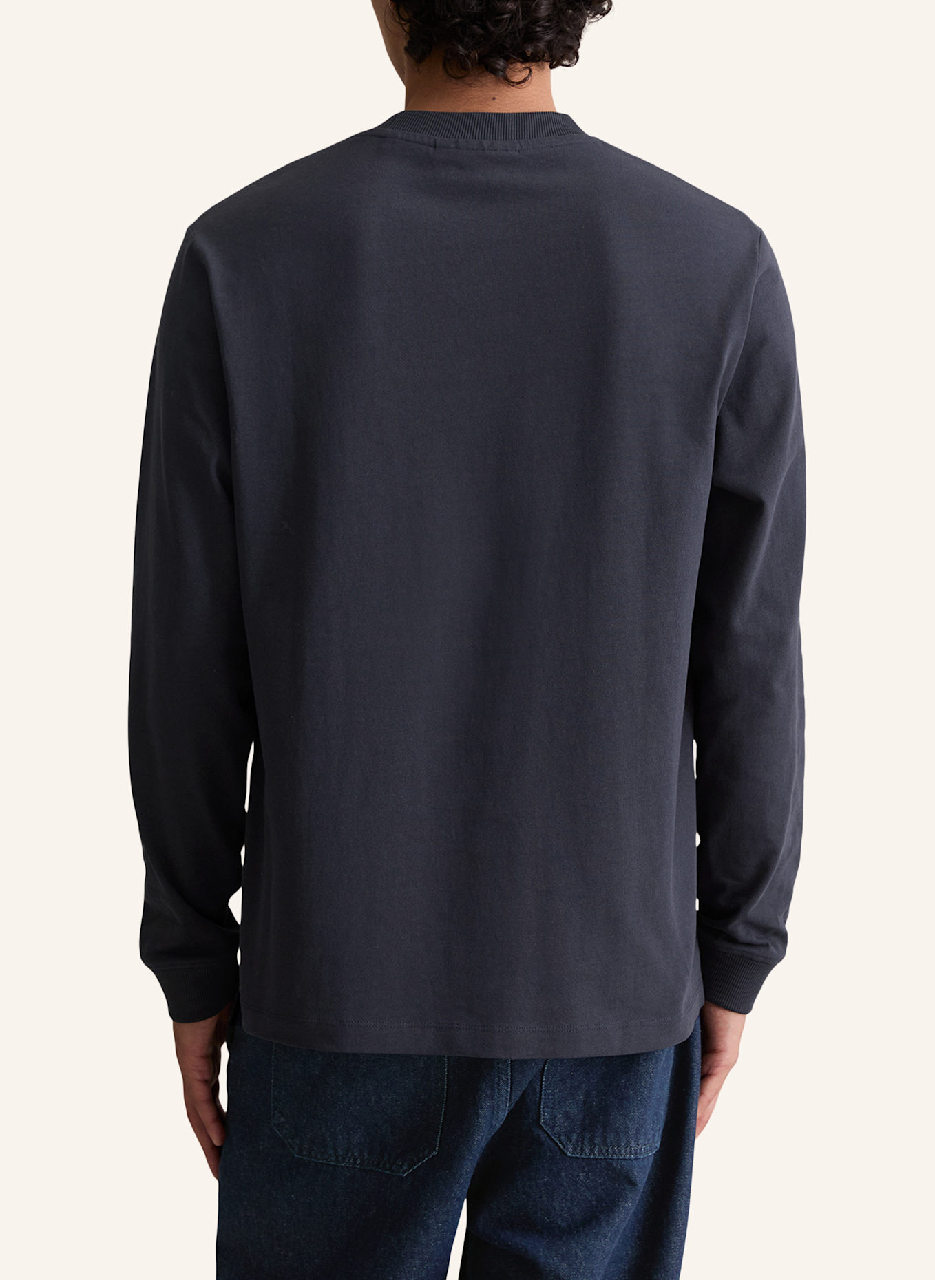 Marc O'Polo DENIM T-Shirt: DUNKELBLAU