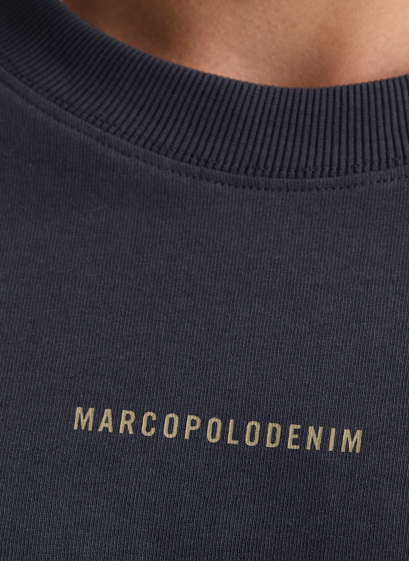 Marc O'Polo DENIM T-Shirt: DUNKELBLAU