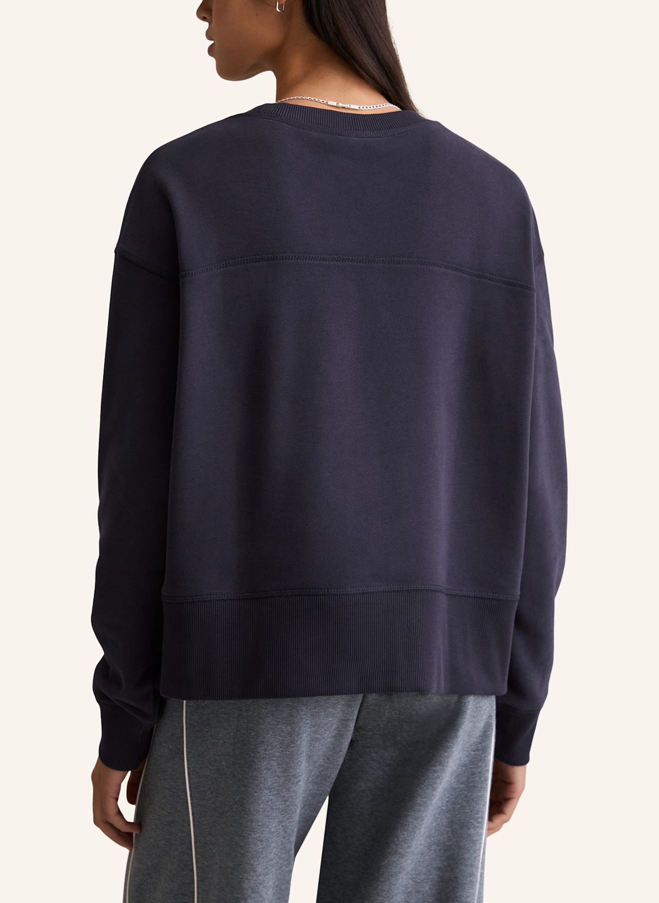 Marc O'Polo DENIM Sweatshirt: DUNKELBLAU