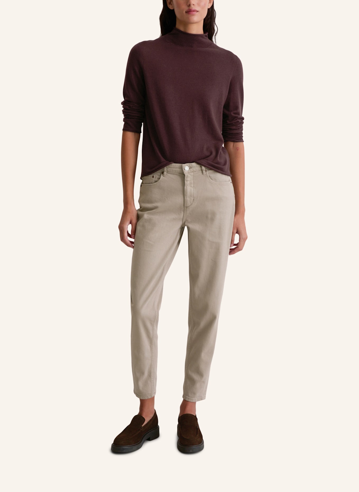 Marc O'Polo Rollkragenpullover: DUNKELROT