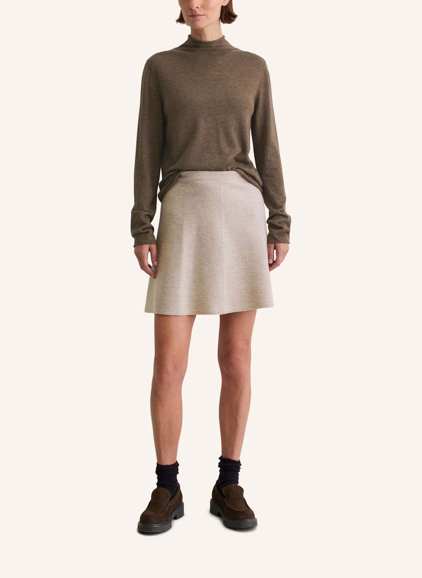 Marc O'Polo Rollkragenpullover: DUNKELBRAUN