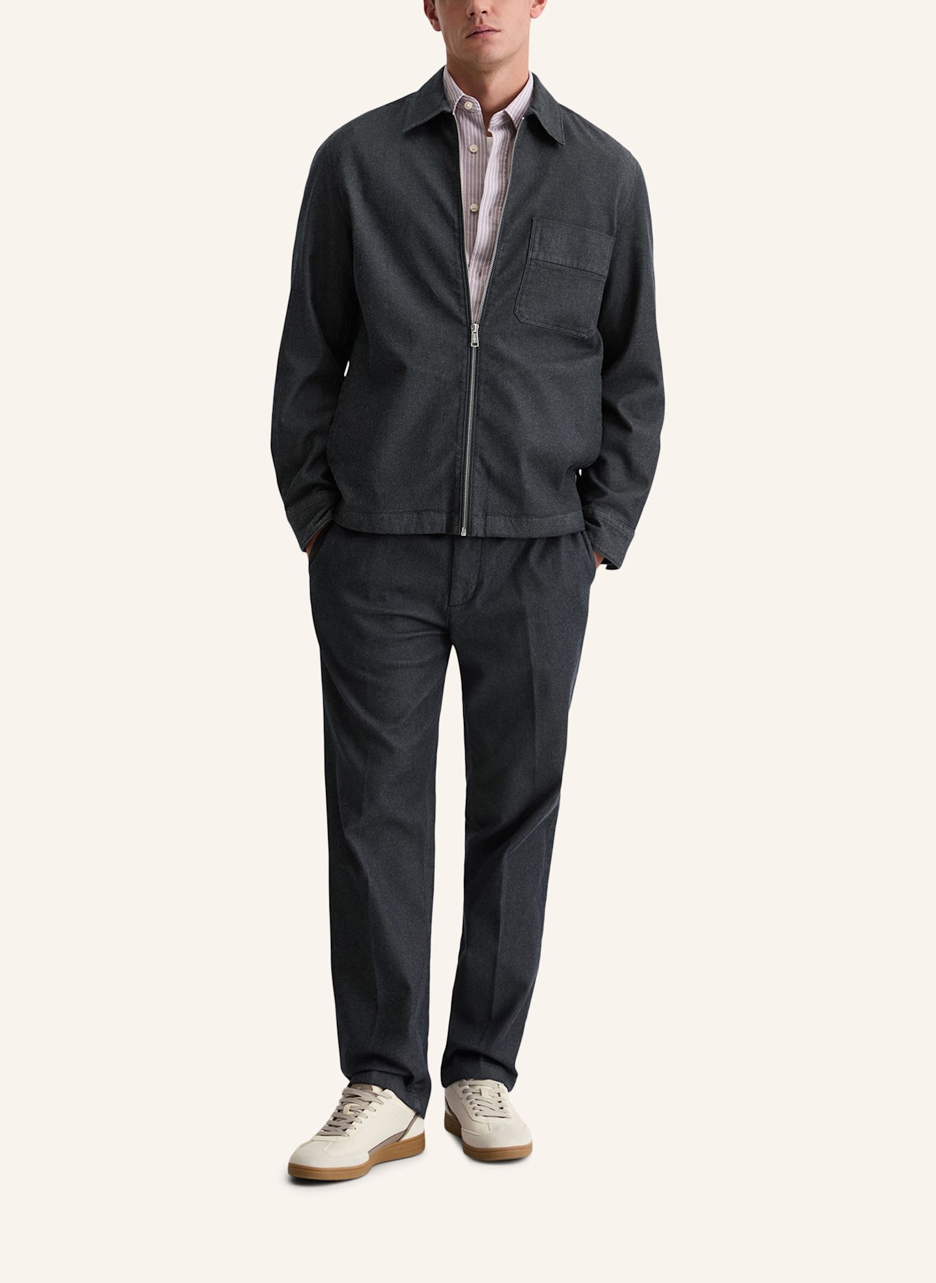 Marc O'Polo Overshirt: DUNKELBLAU