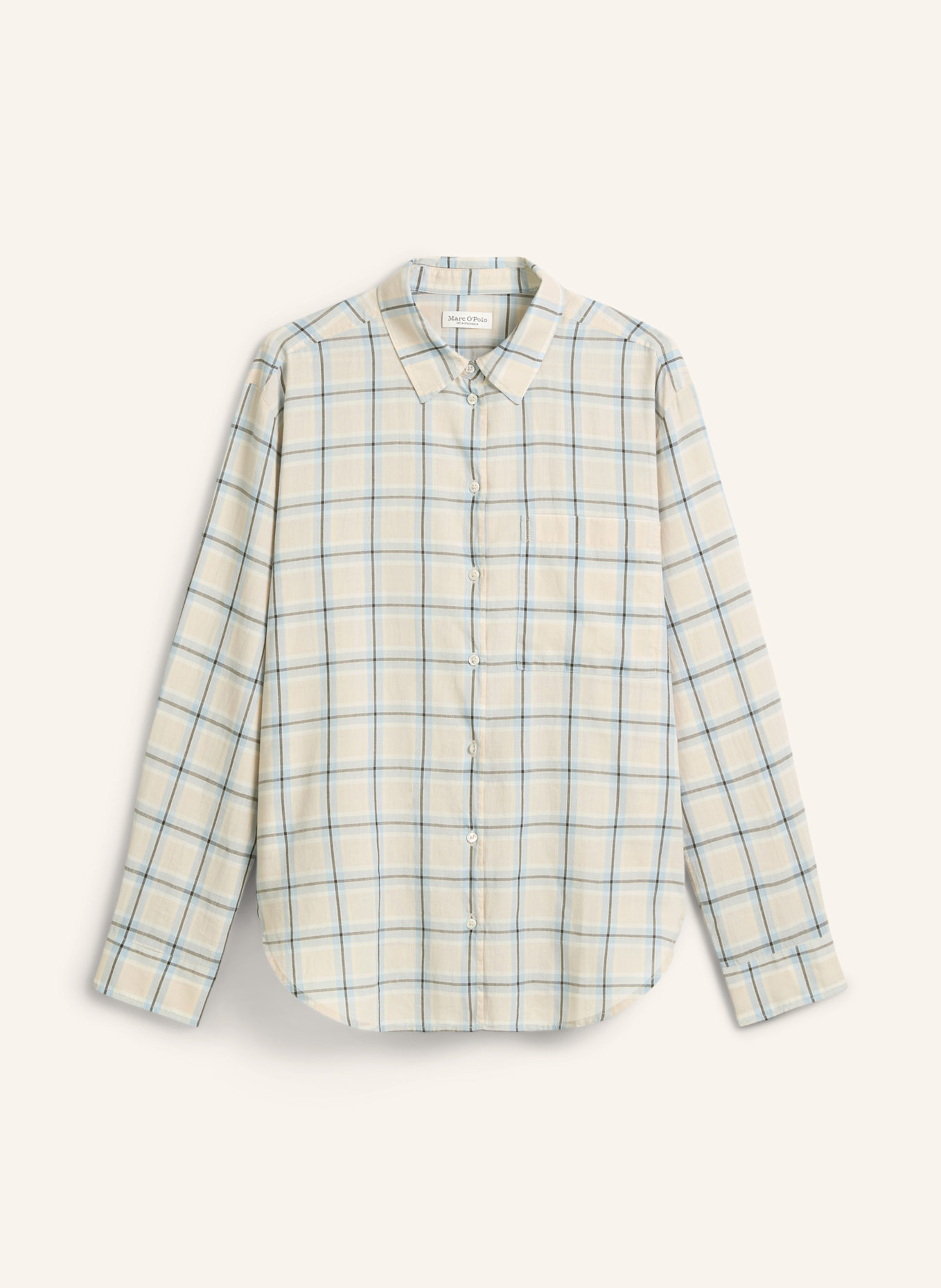 Marc O'Polo Hemdbluse: HELLBLAU