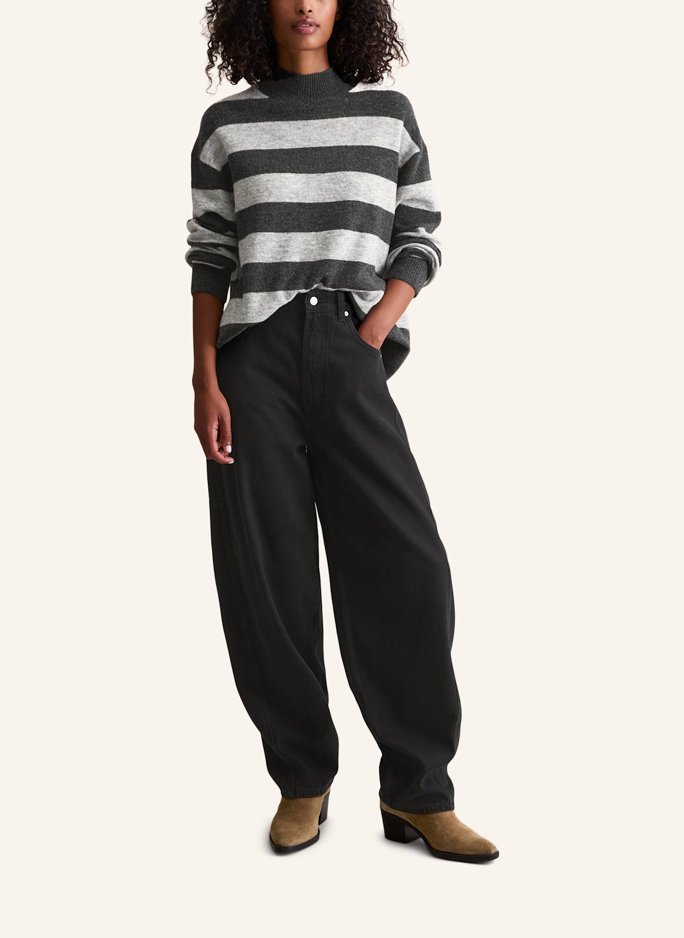 Marc O'Polo DENIM Pullover: GRAU