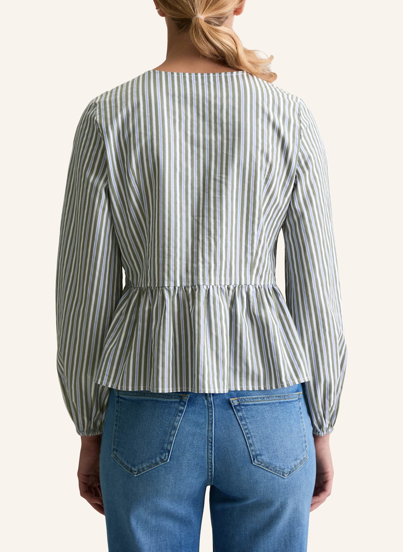 Marc O'Polo DENIM Streifenbluse: GRÜN