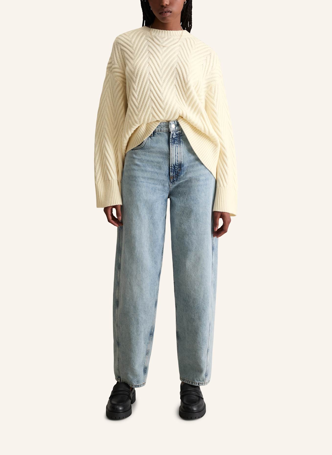 Marc O'Polo DENIM Strickpullover: ECRU