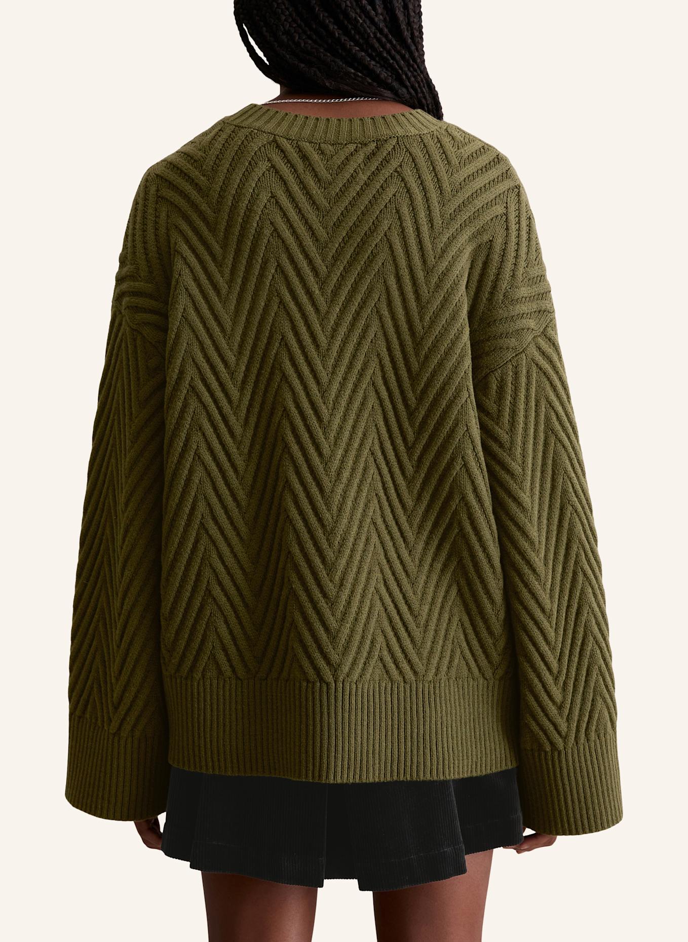 Marc O'Polo DENIM Strickpullover: DUNKELBRAUN