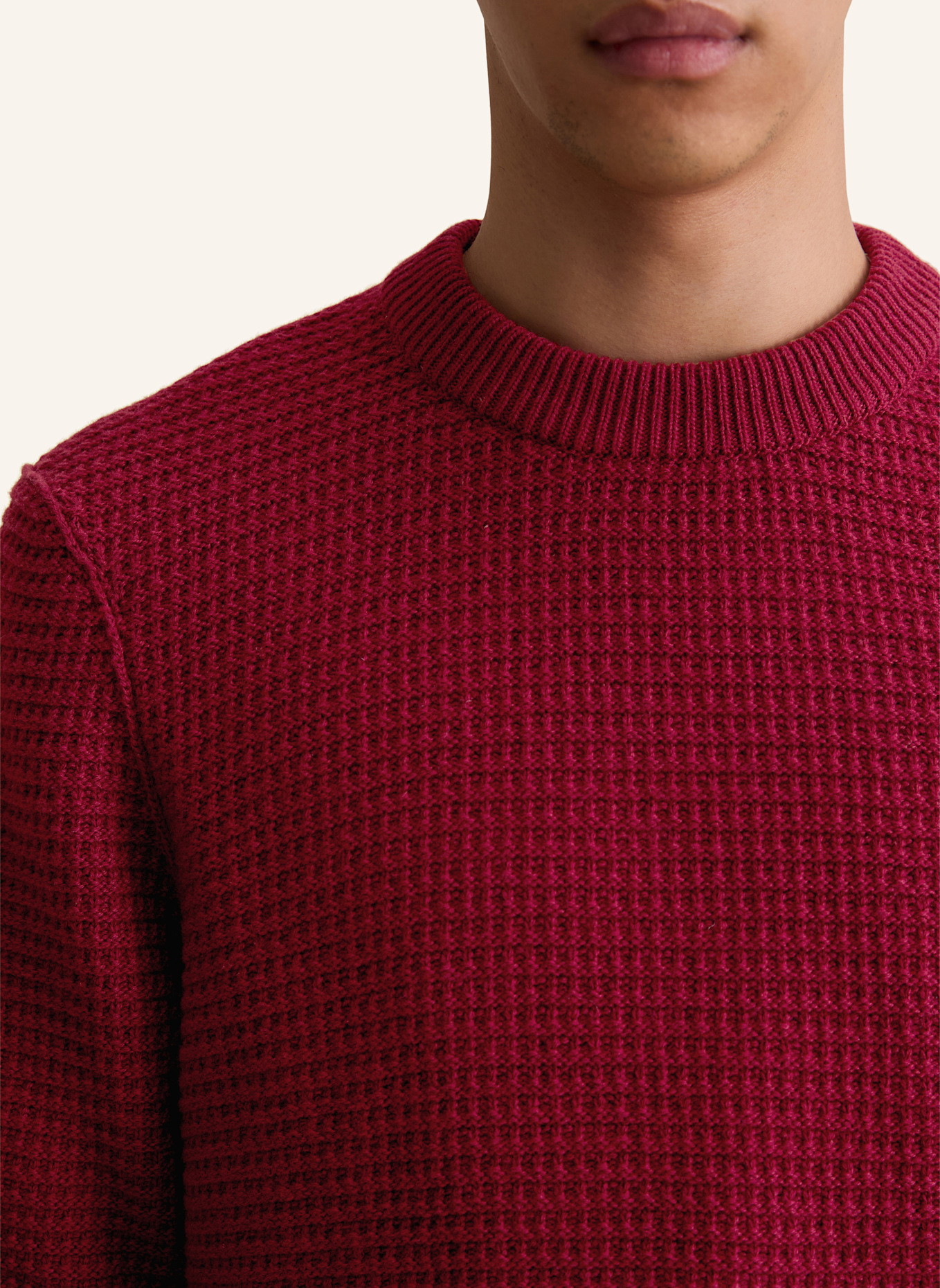 Marc O'Polo DENIM Pullover: DUNKELROT